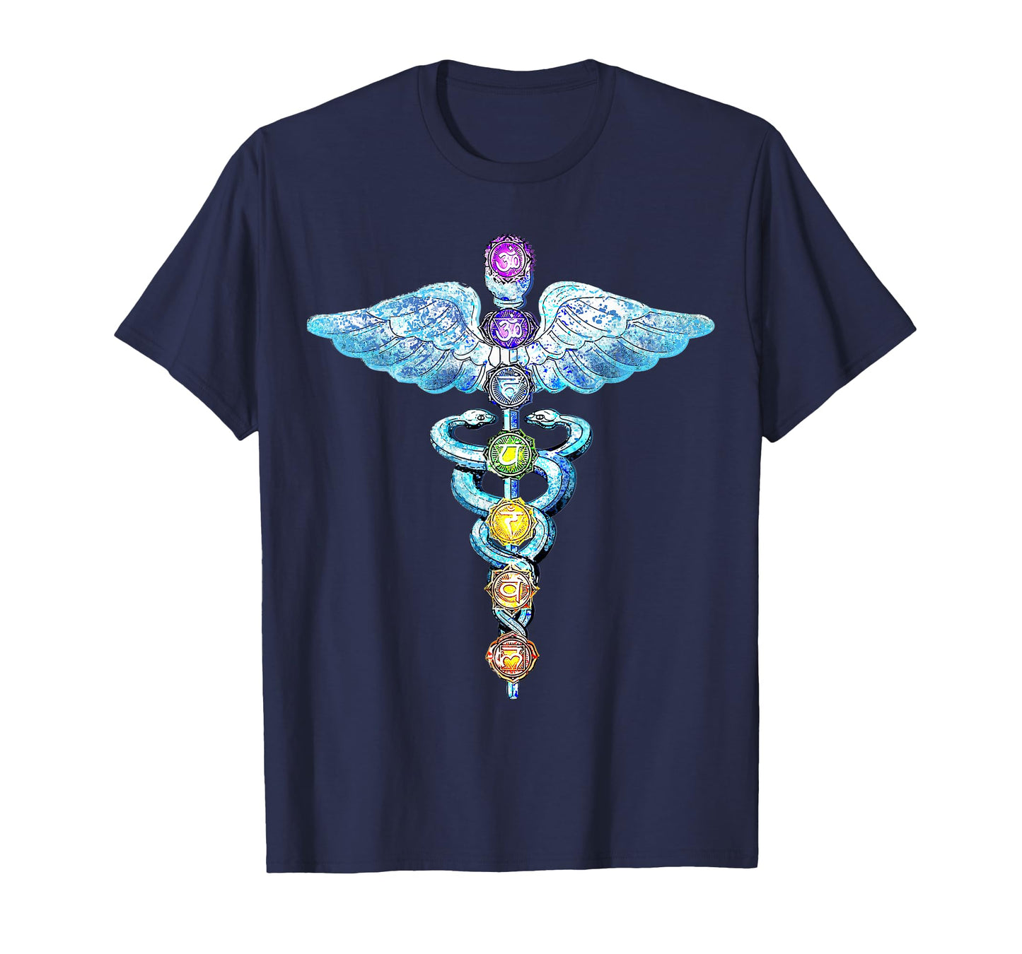 Kundalini Snake Chakras Healing Energy Rising, Meditation T-Shirt