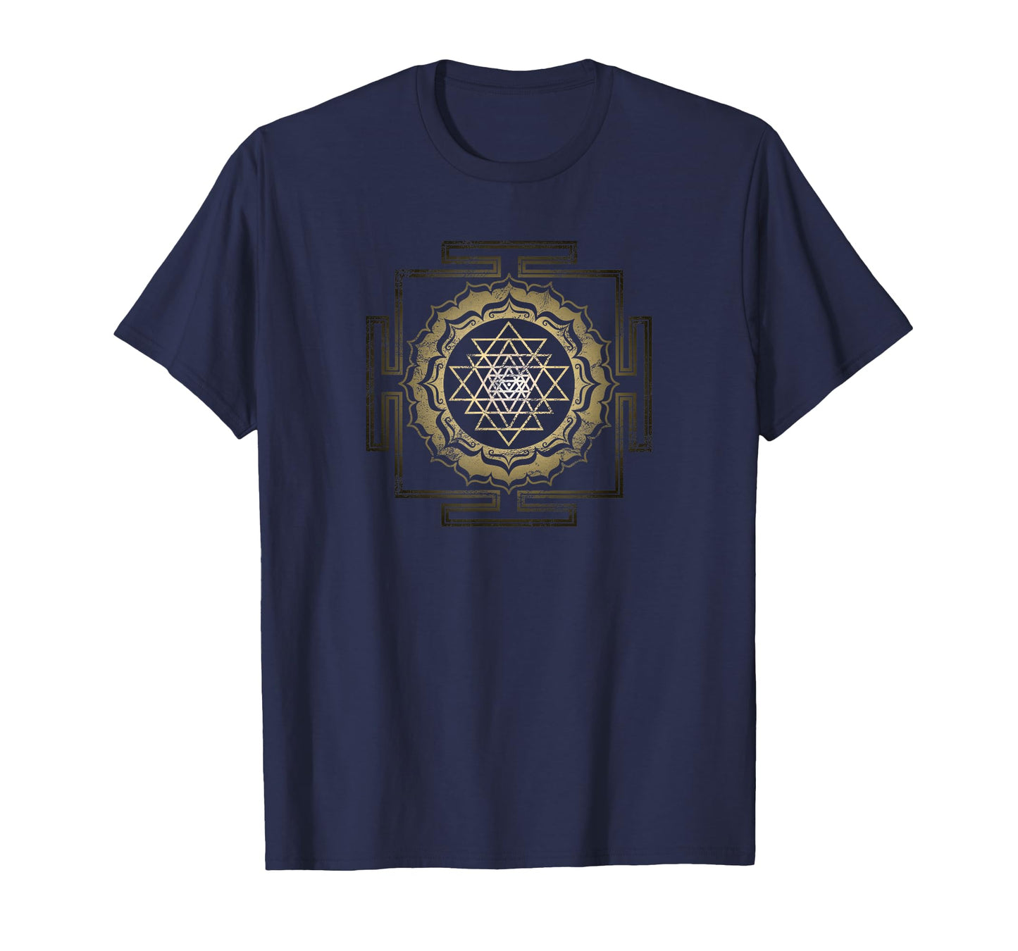 Shri Yantra Lotus Buddhism Meditation Sacred Geometry Zen T-Shirt