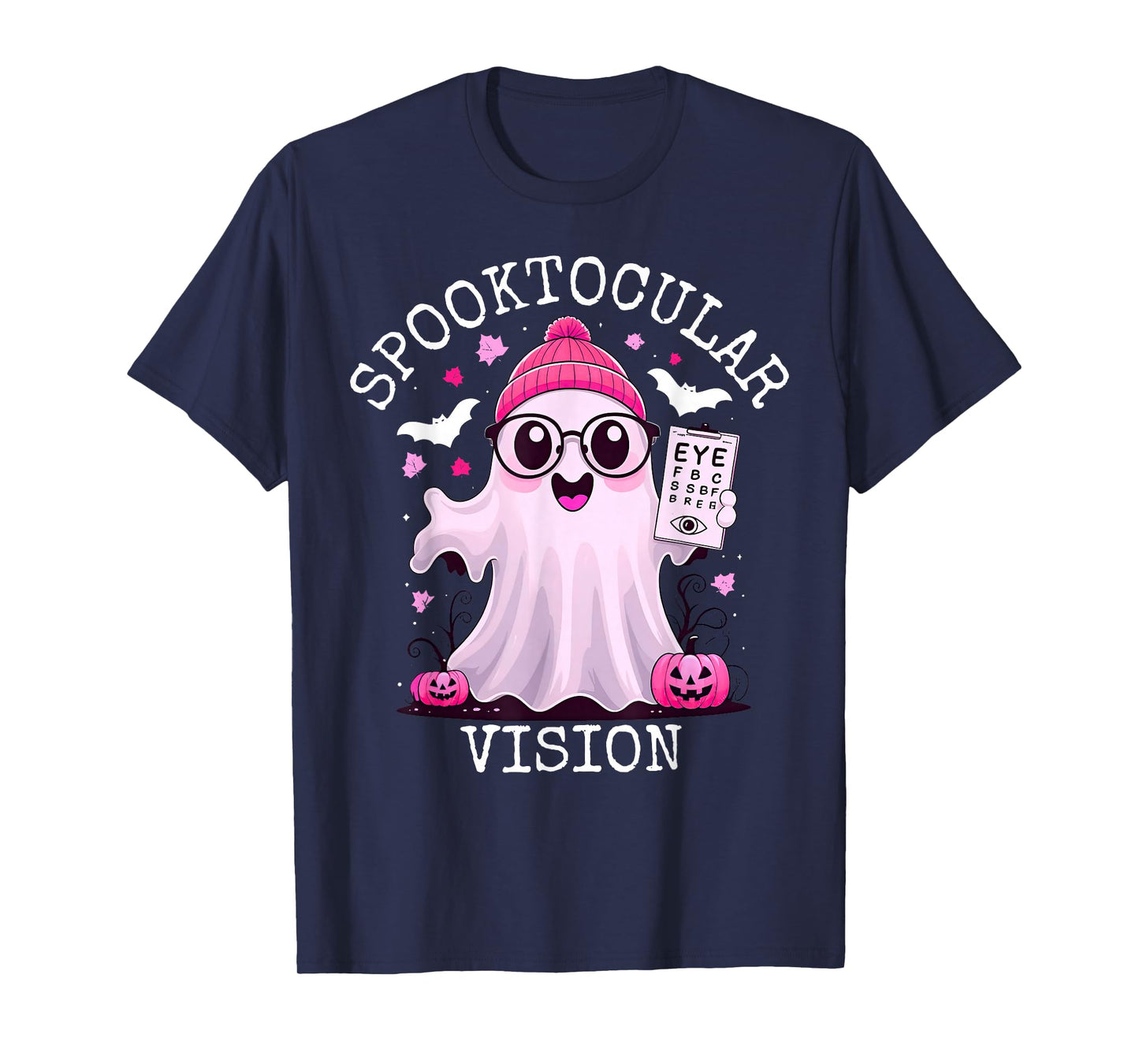 Spooktocular Vision Optometry Ghost Halloween Eye Doctor T-Shirt