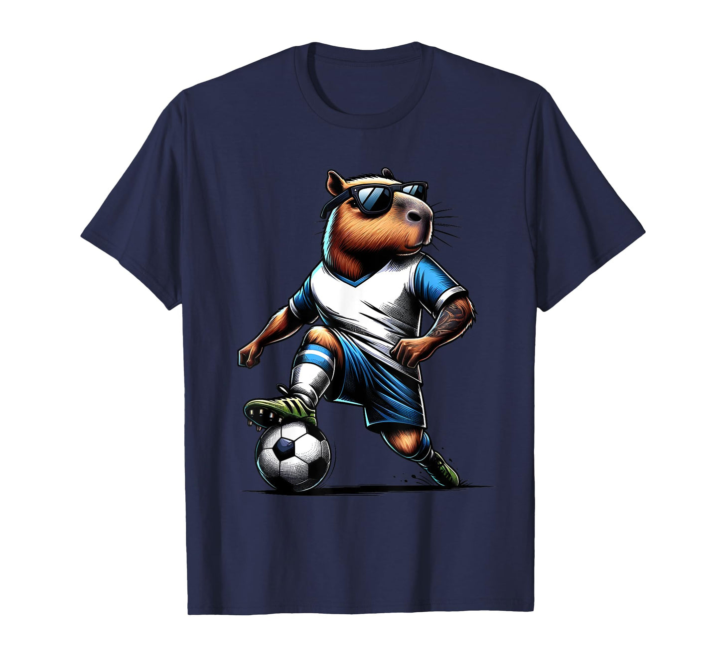 Soccer Capybara Sport - Soccer Player T-Shirt
