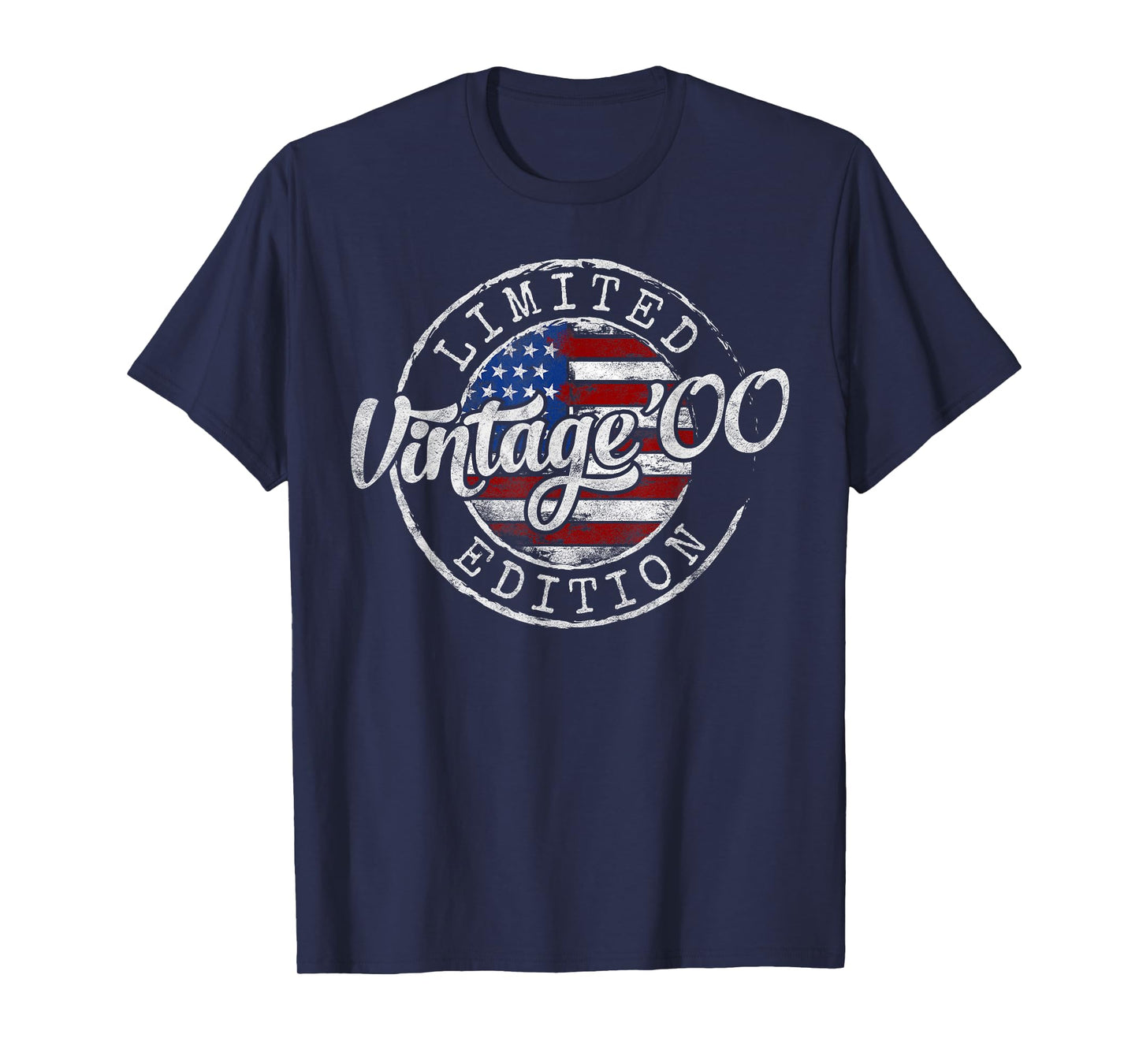 Vintage 2000 25th Birthday Gifts For Men Women 25 Year Old T-Shirt