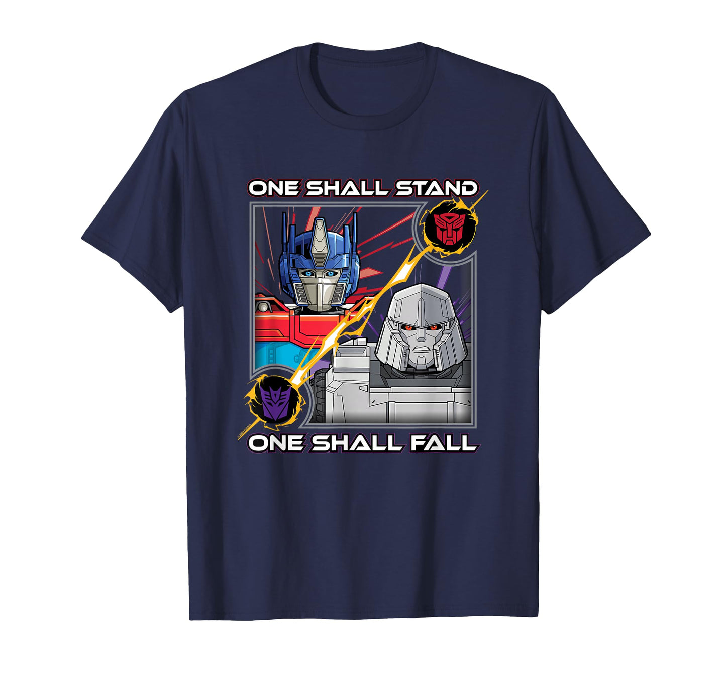 Transformers One One Shall Stand One Shall Fall Poster T-Shirt