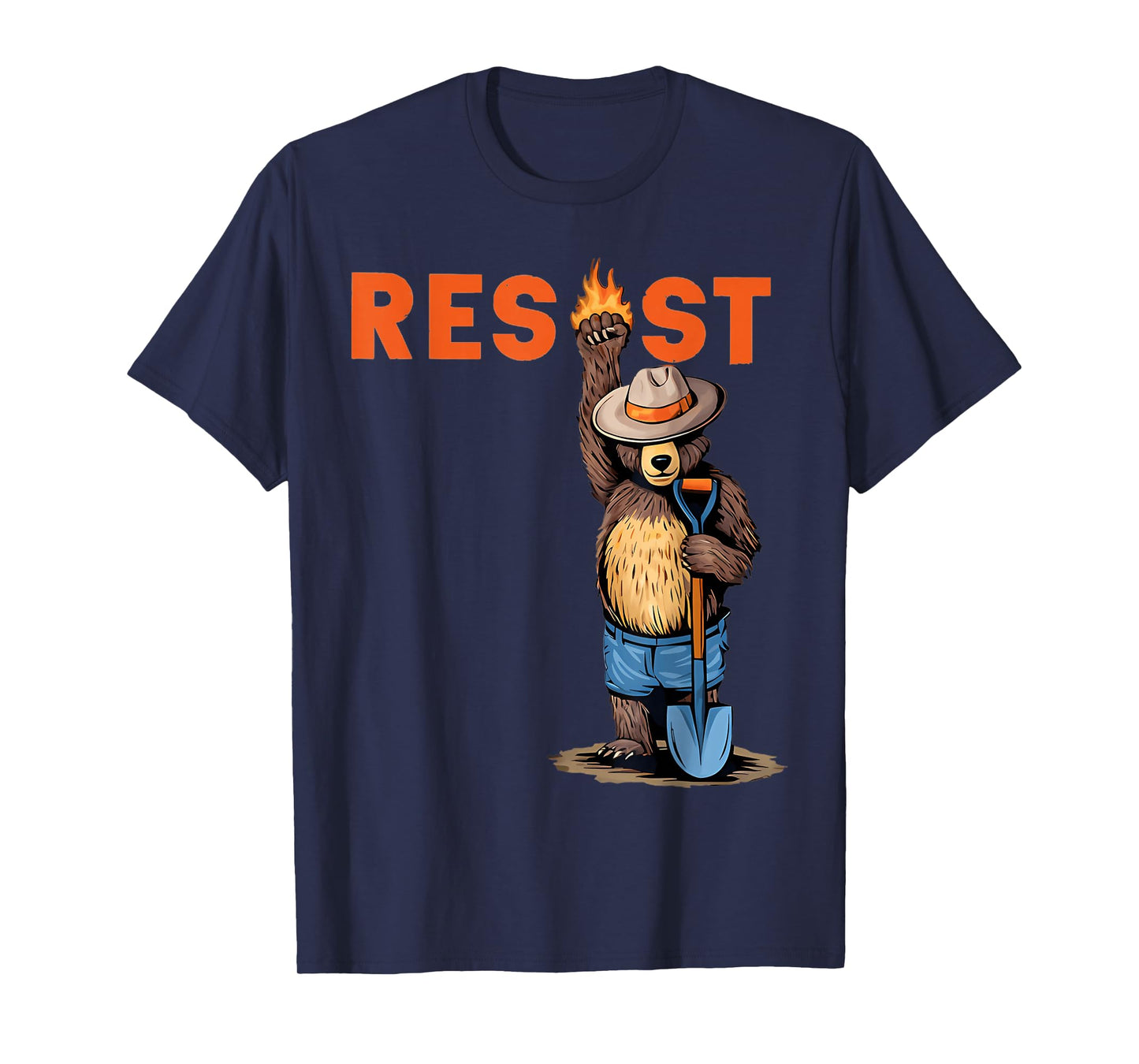 Vintage The Resist Bear Meme For Women & Men T-Shirt