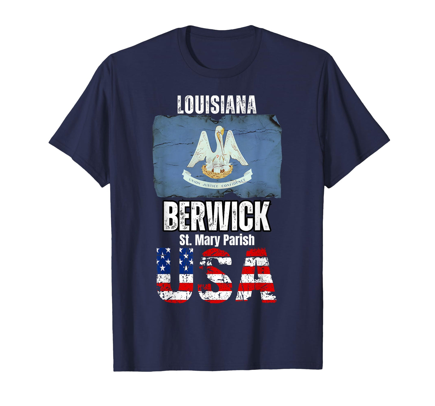 Berwick, Louisiana LA, St. Mary Parish, T-Shirt