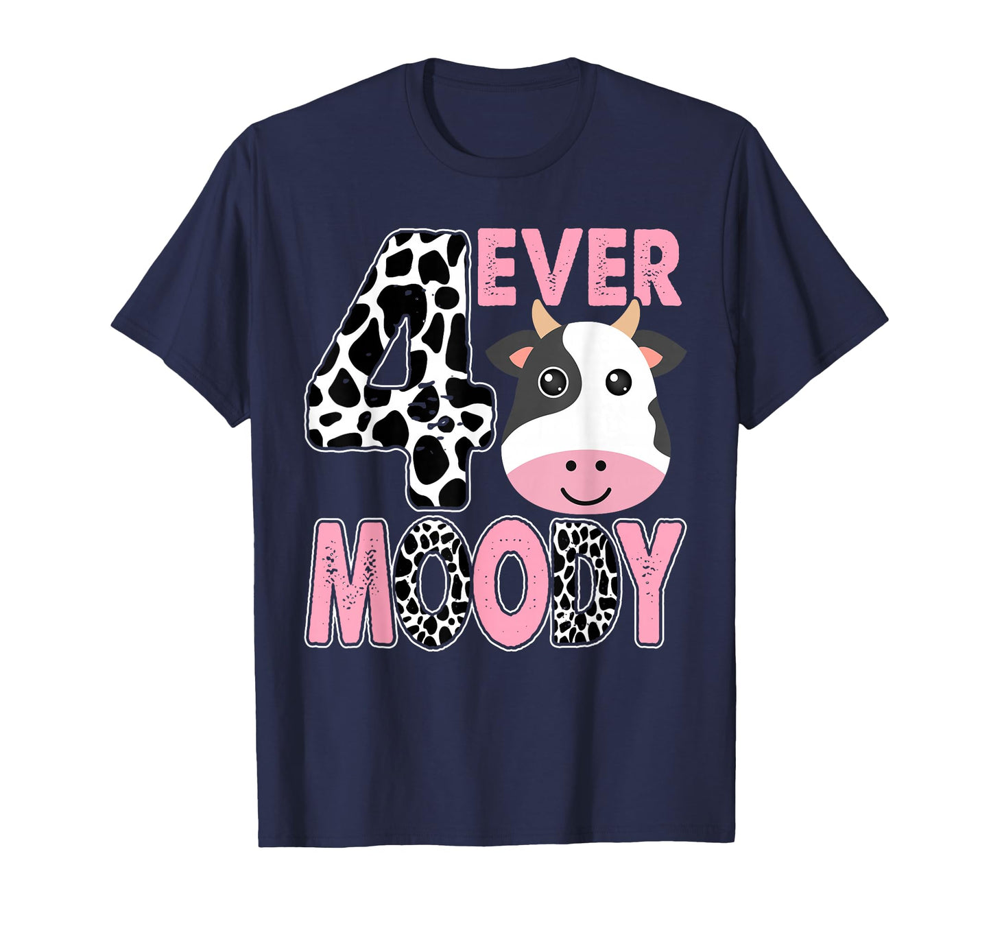 Im 4 4th Bday Four Ever Moody Birthday Decorations T-Shirt