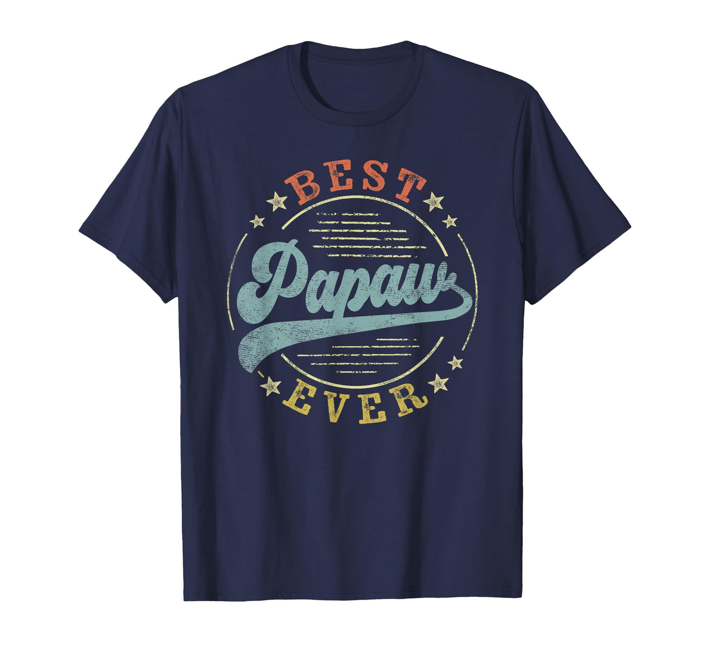 Best Papaw Ever Father's Day Papaw Gifts Vintage Emblem T-Shirt