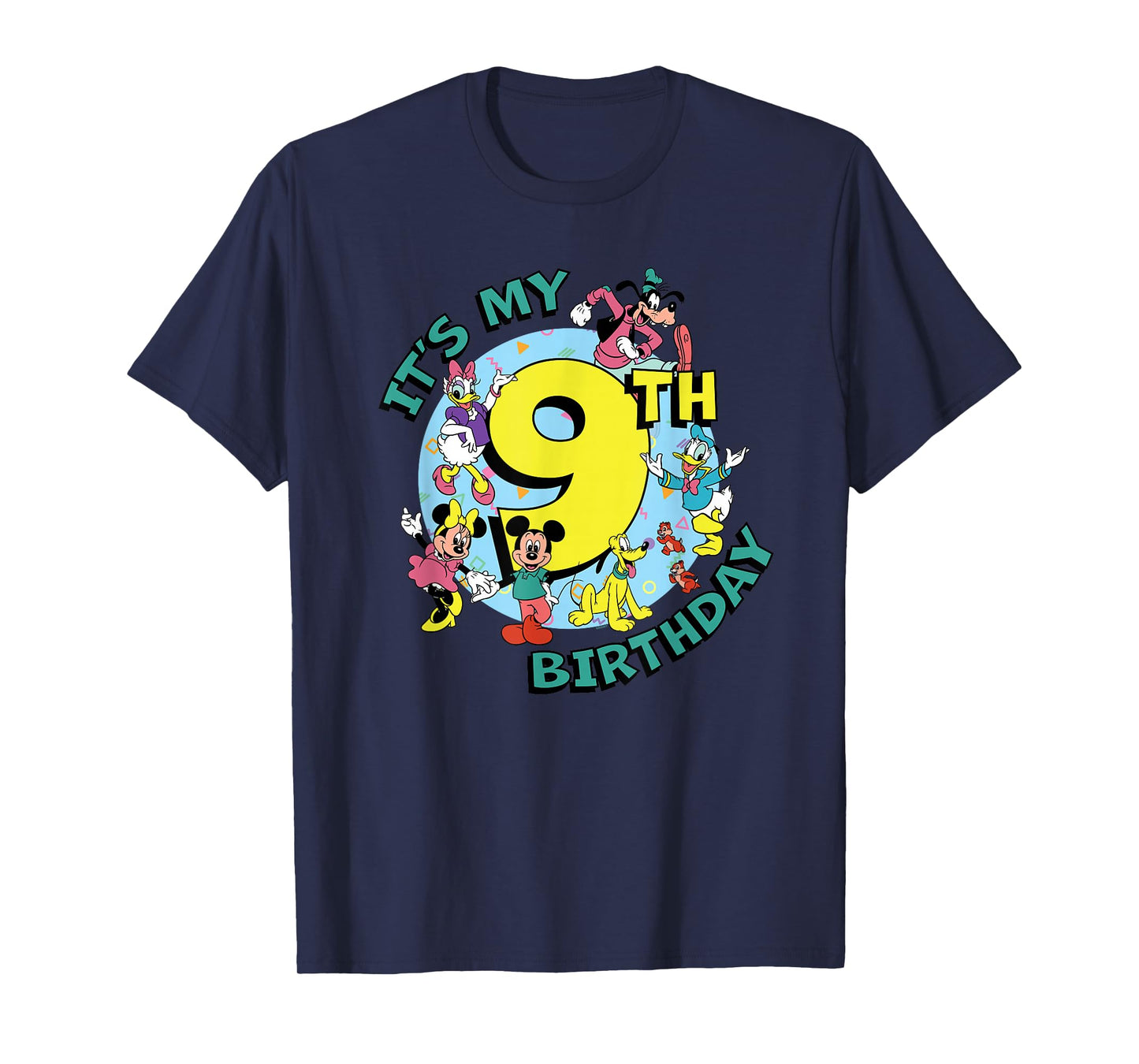 Disney Mickey and Friends It's My Ninth 9th Birthday T-Shirt