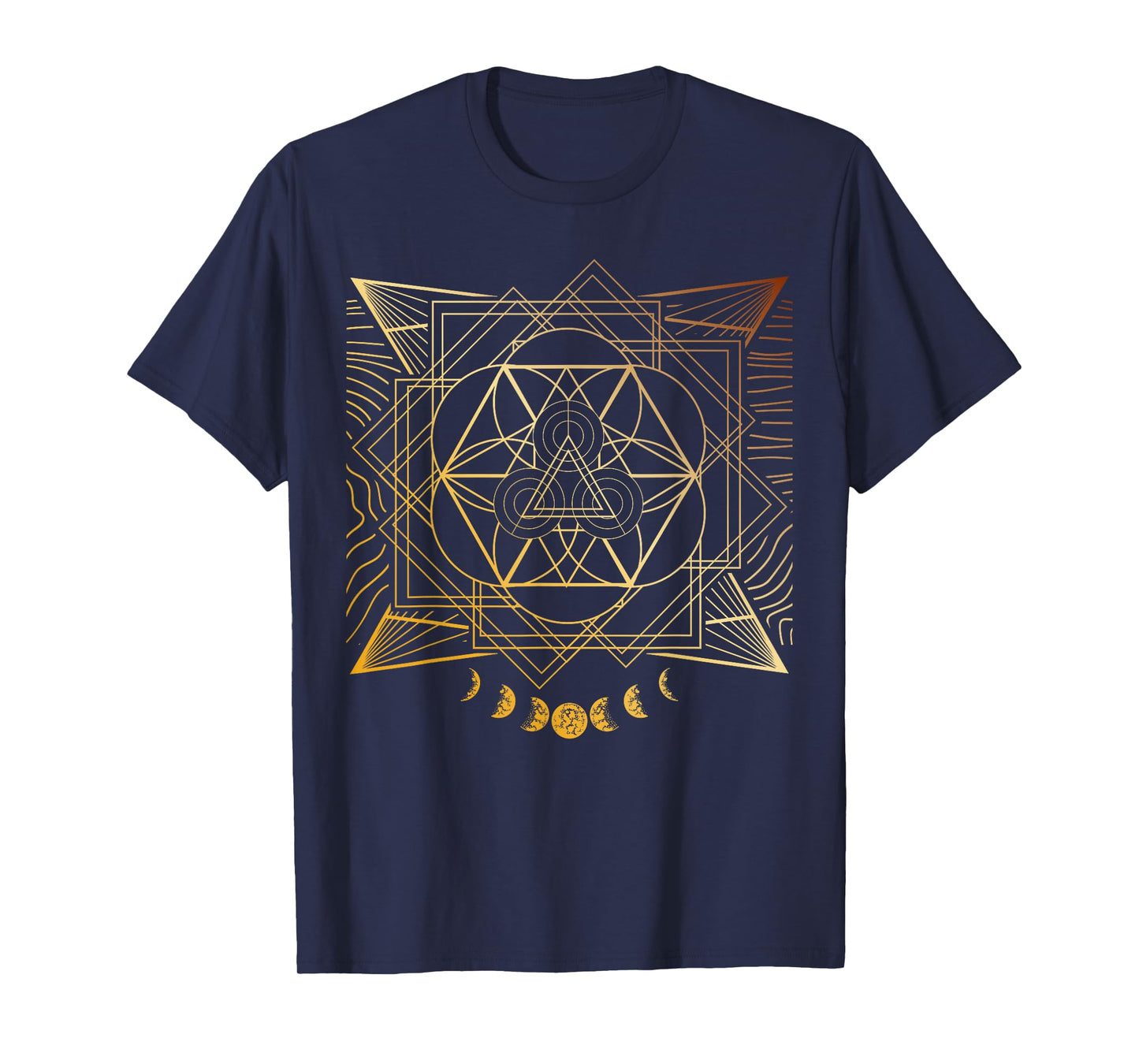 Sacred Geometry for a Spiritual Zen Gothic Mandala T-Shirt