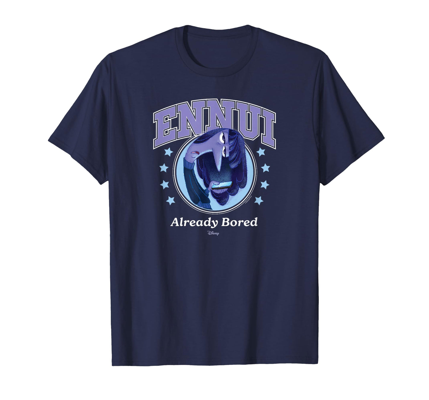Inside Out 2 - Ennui Already Bored Emotion Character T-Shirt