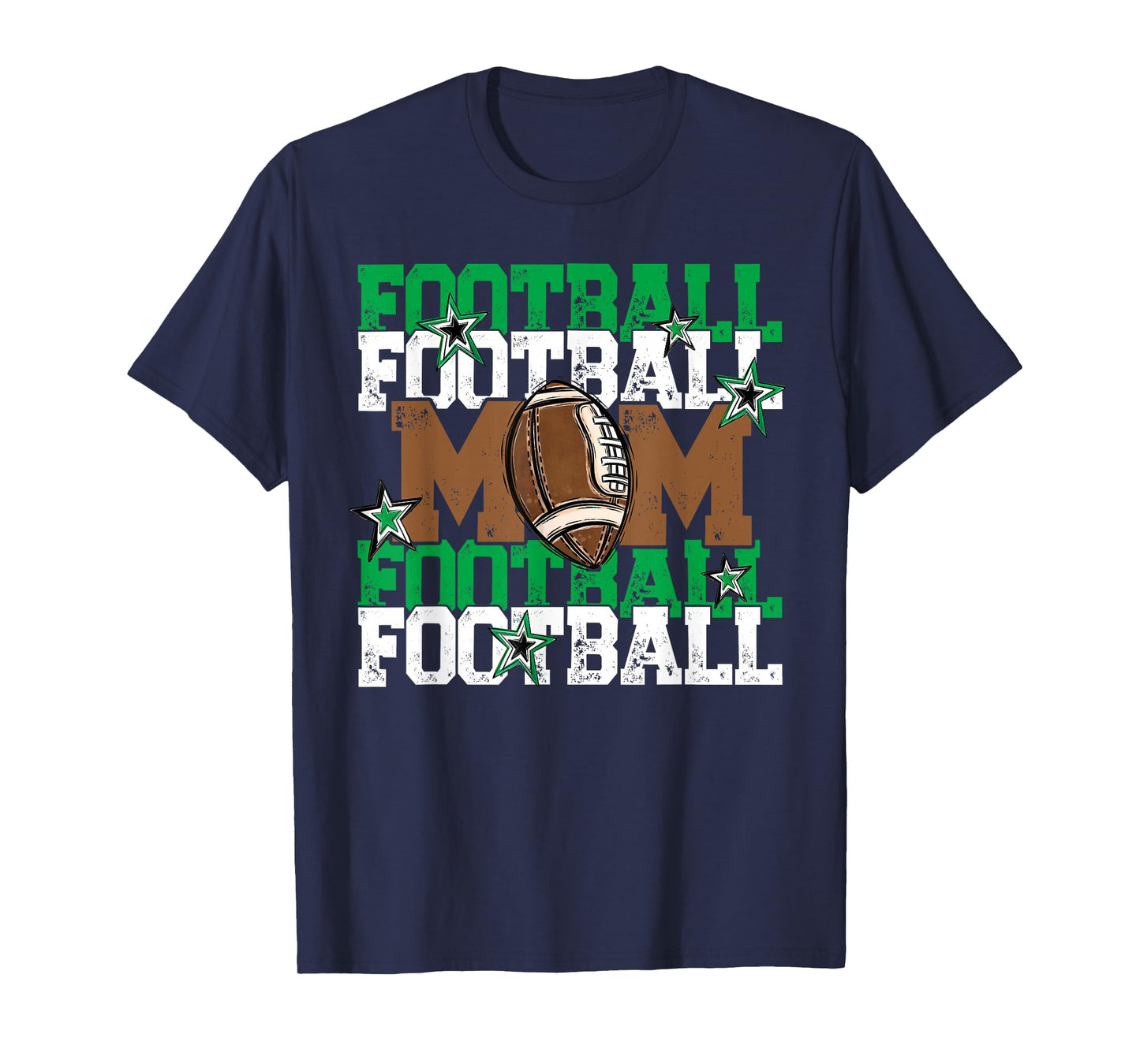 Touchdown American Football Mom Game Day Thanksgiving Retro T-Shirt
