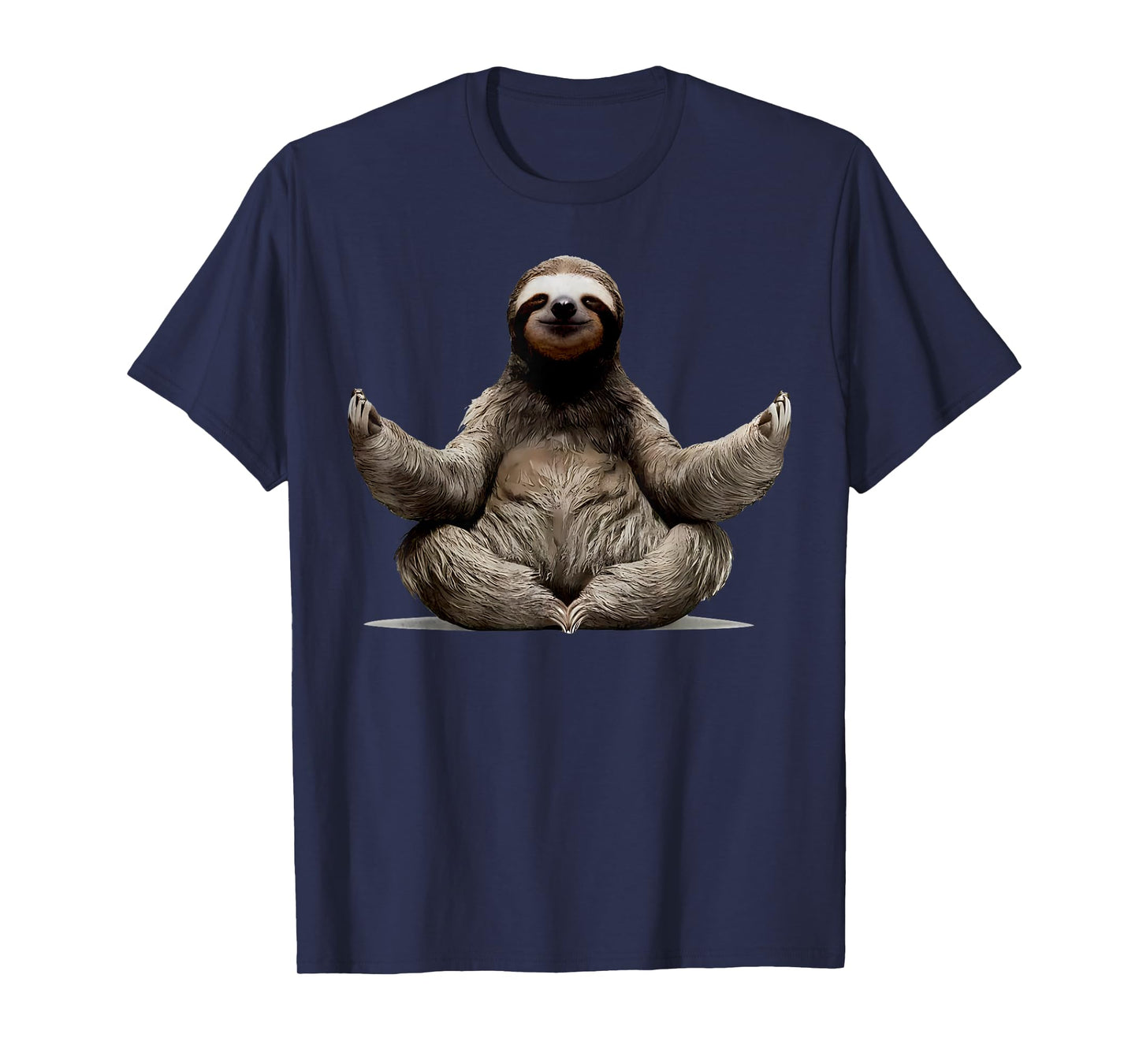 Sloth Yoga Namaste Meditation Buddhist Zen Buddha Women Men T-Shirt