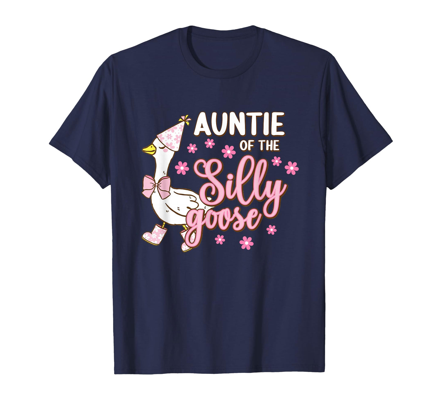 Auntie Of The Silly Goose 1st First Birthday Family Matching T-Shirt