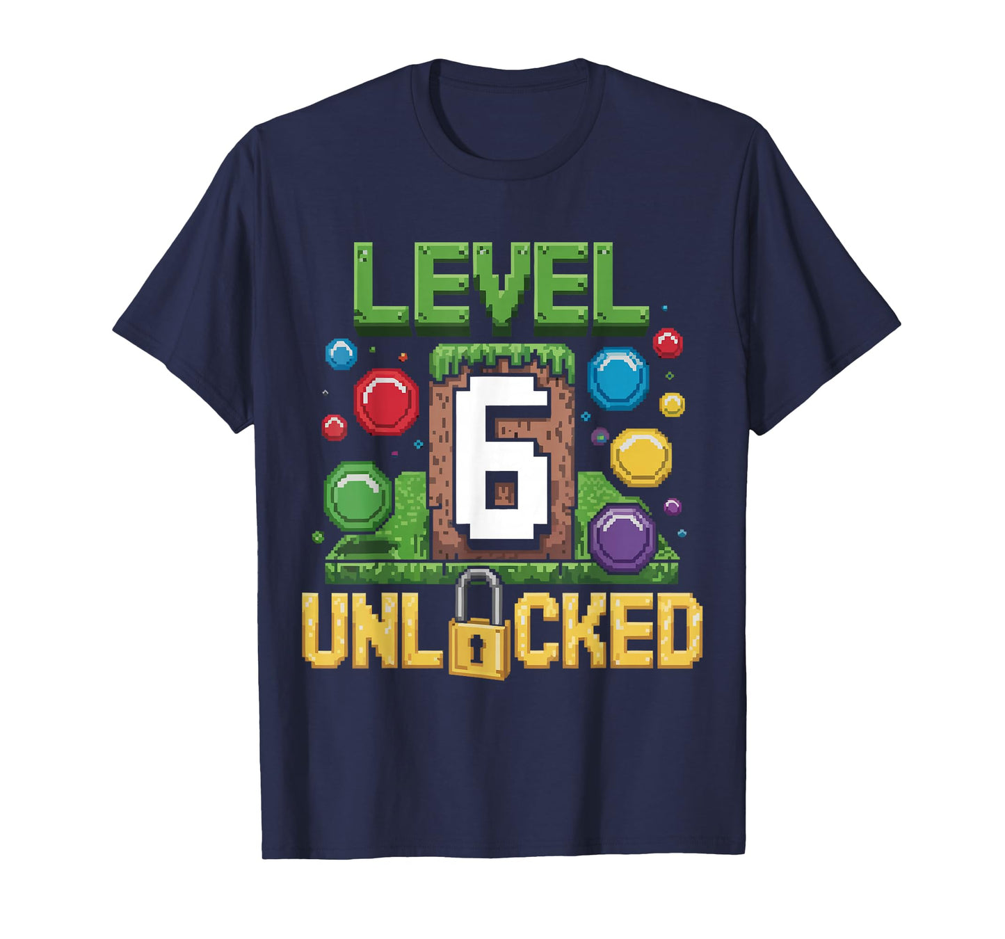 Birthday Children's Shirt Level 6 Unlocked 6 T-Shirt