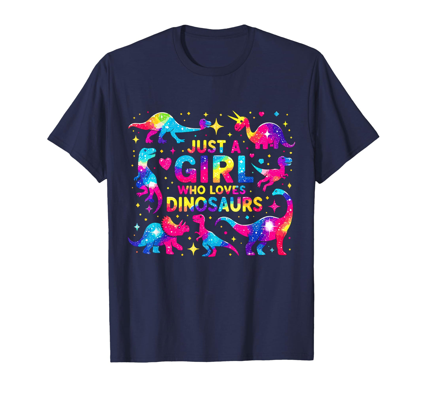 Dinosaur Just a Girl Who Loves Dinosaurs T-Shirt