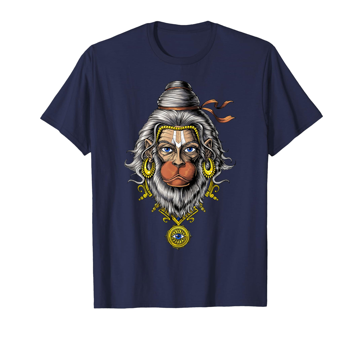 Hanuman Hindu God Hinduism Monkey Zen Yoga Spiritual T-Shirt