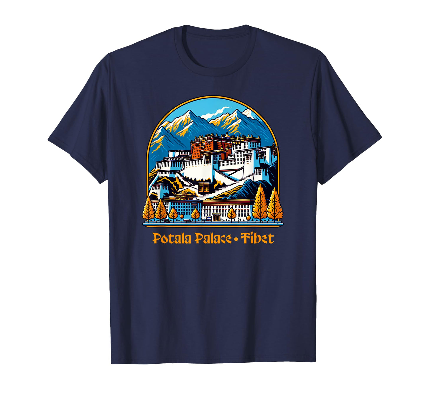 Potala Palace Tibet Lhasa Buddhist T-Shirt