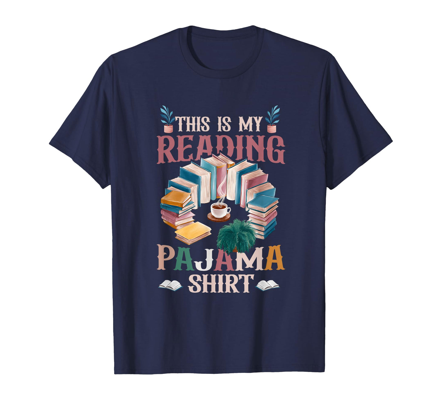 Book And Pajama This Is My Reading Pajama Bedtime Reading T-Shirt