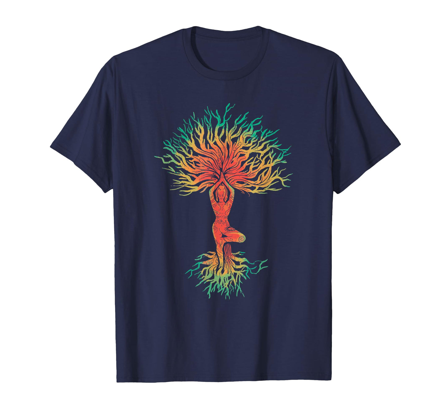 Woman in yoga pose tree T-Shirt
