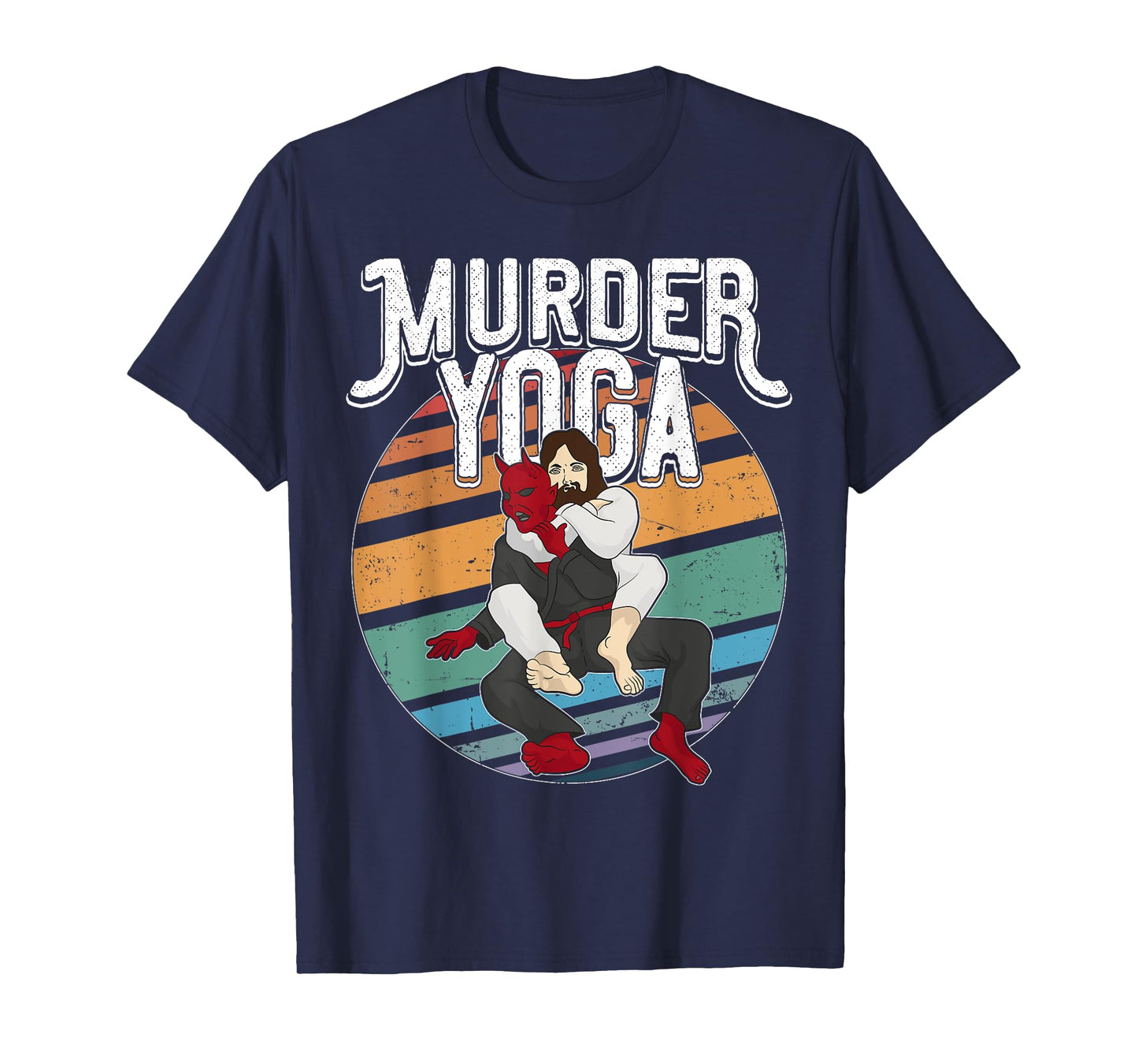 Murder Yoga Shirt Brazilian Jiu Jitsu BJJ Gi Rolling Belt T-Shirt