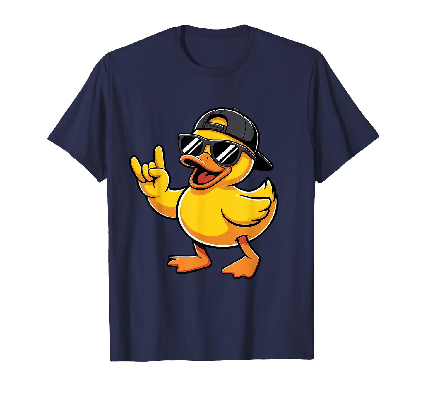 Rubber Duck Rock Music Rubber Duckie Funny Duck Graphic T-Shirt