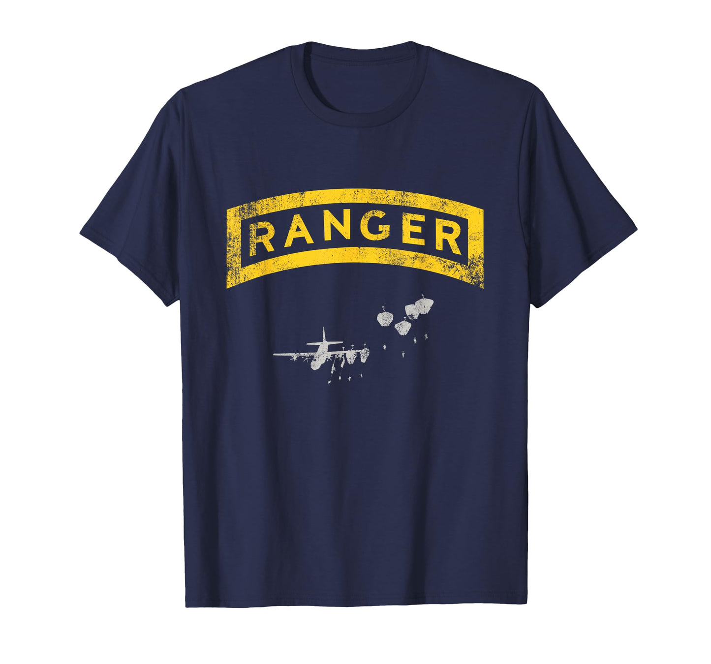 US Army Ranger Tab Airborne Ranger Military Veteran Vintage T-Shirt