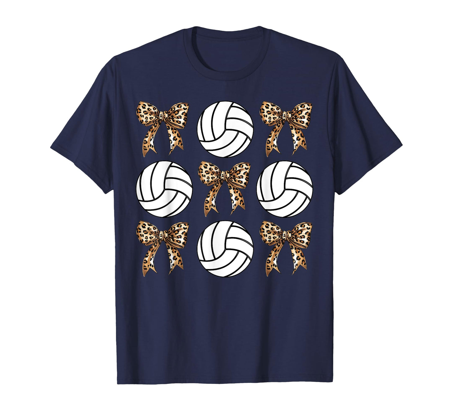 Volleyball Coquette Bow Volleyball Mom Sister Girly Bow T-Shirt