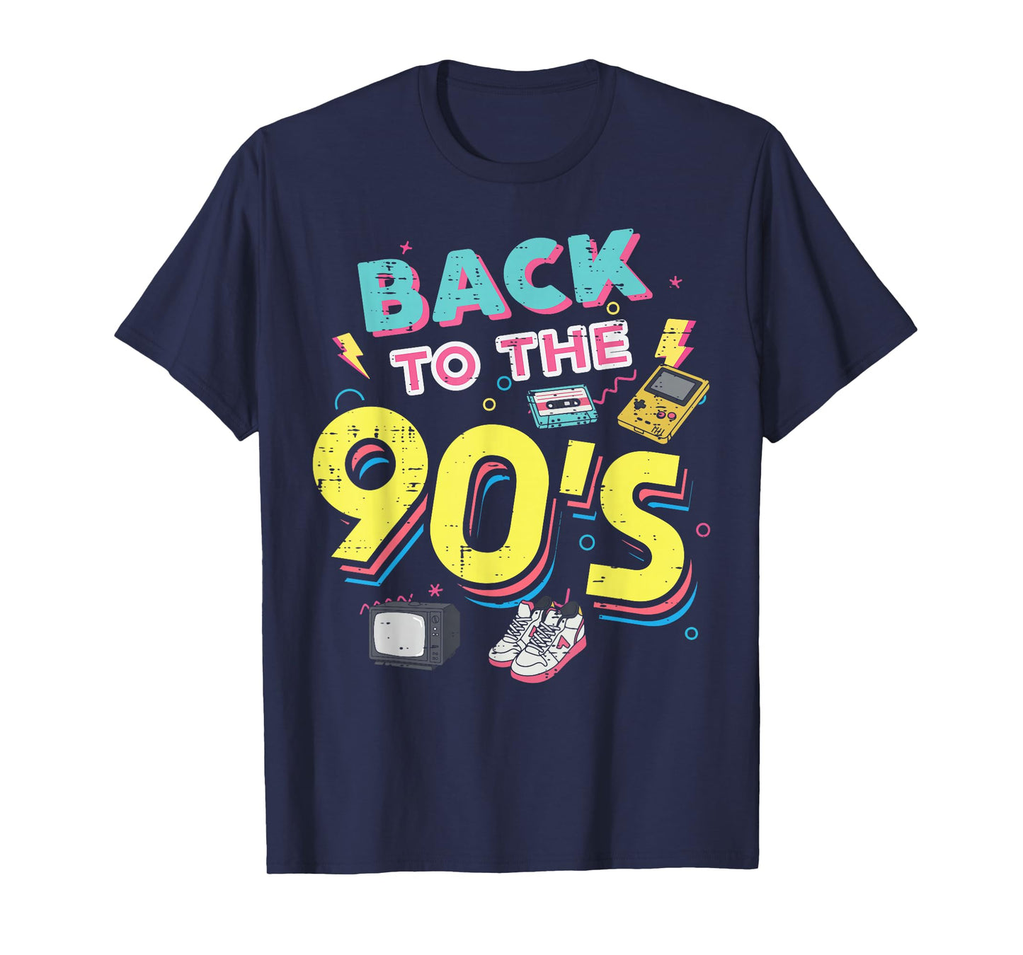 Back to The 90s Cassette Tape Retro Old School Women Men Kid T-Shirt