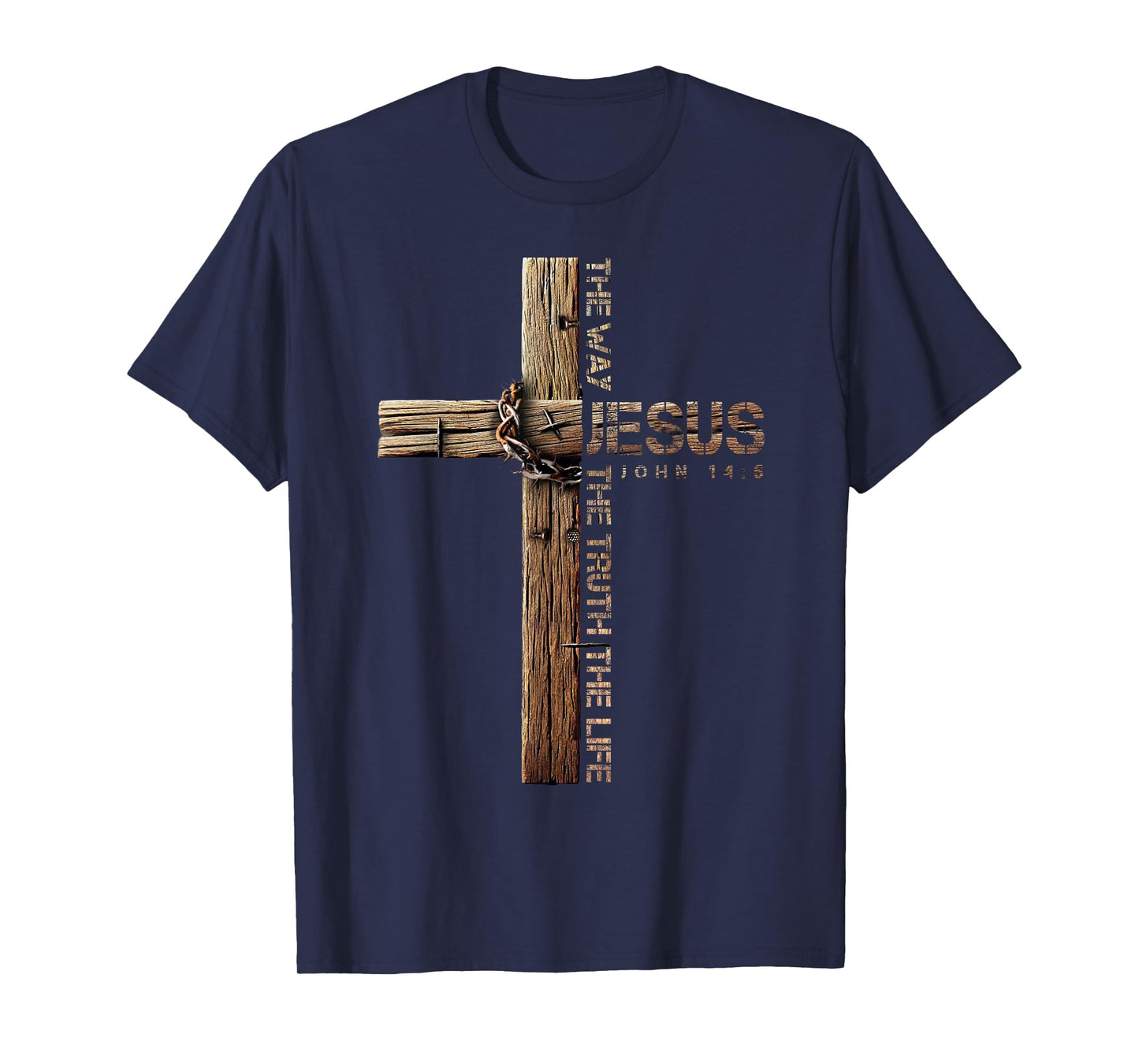 Jesus The Way The Truth And The Life Vintage Christian T-Shirt