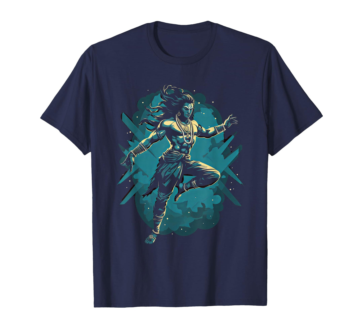 Shiva spiritual hindu god tandava dance yoga meditation T-Shirt