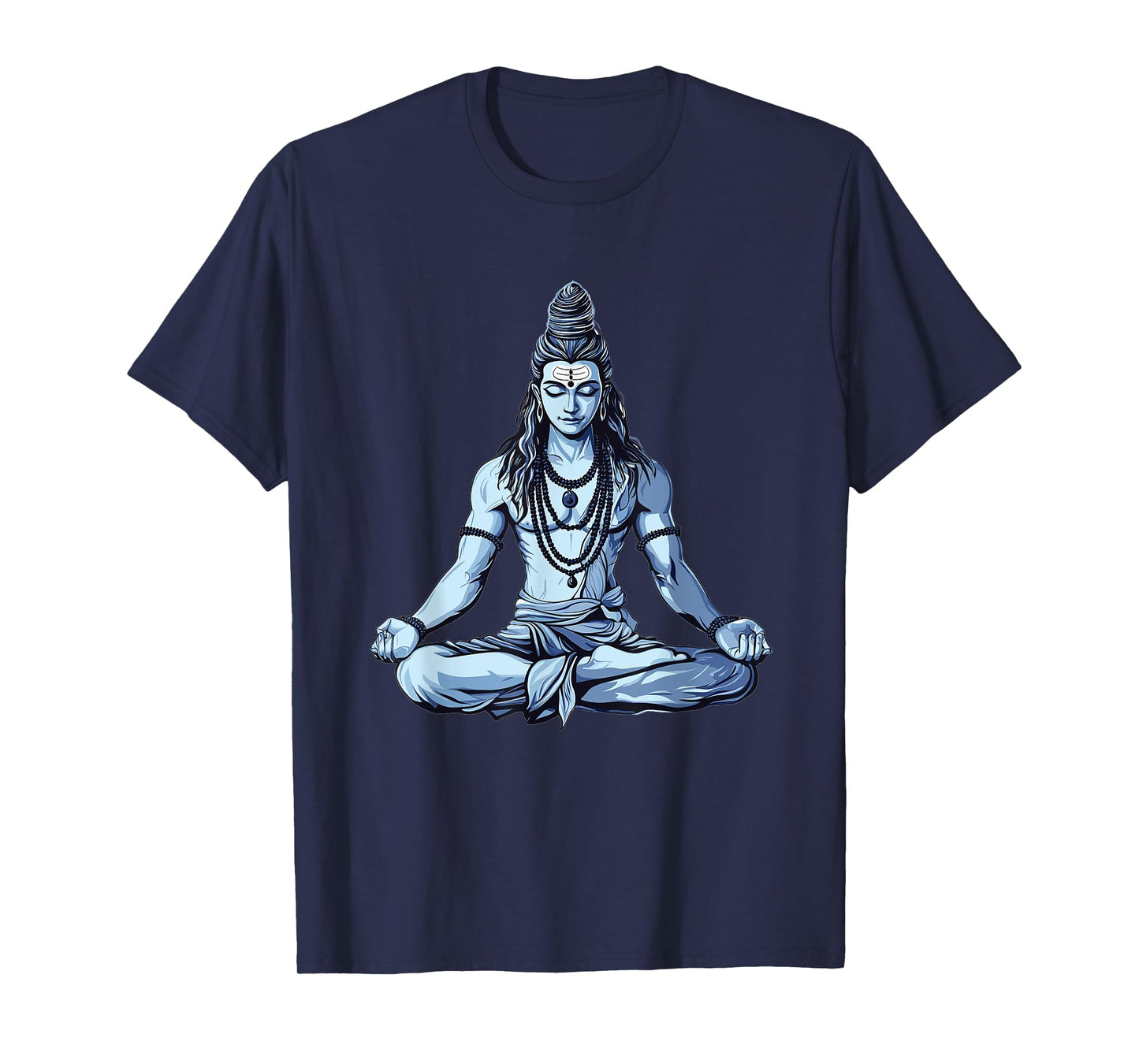 Yoga Inspired Shiva Mahadev Sitting Pose for Hinduism T-Shirt