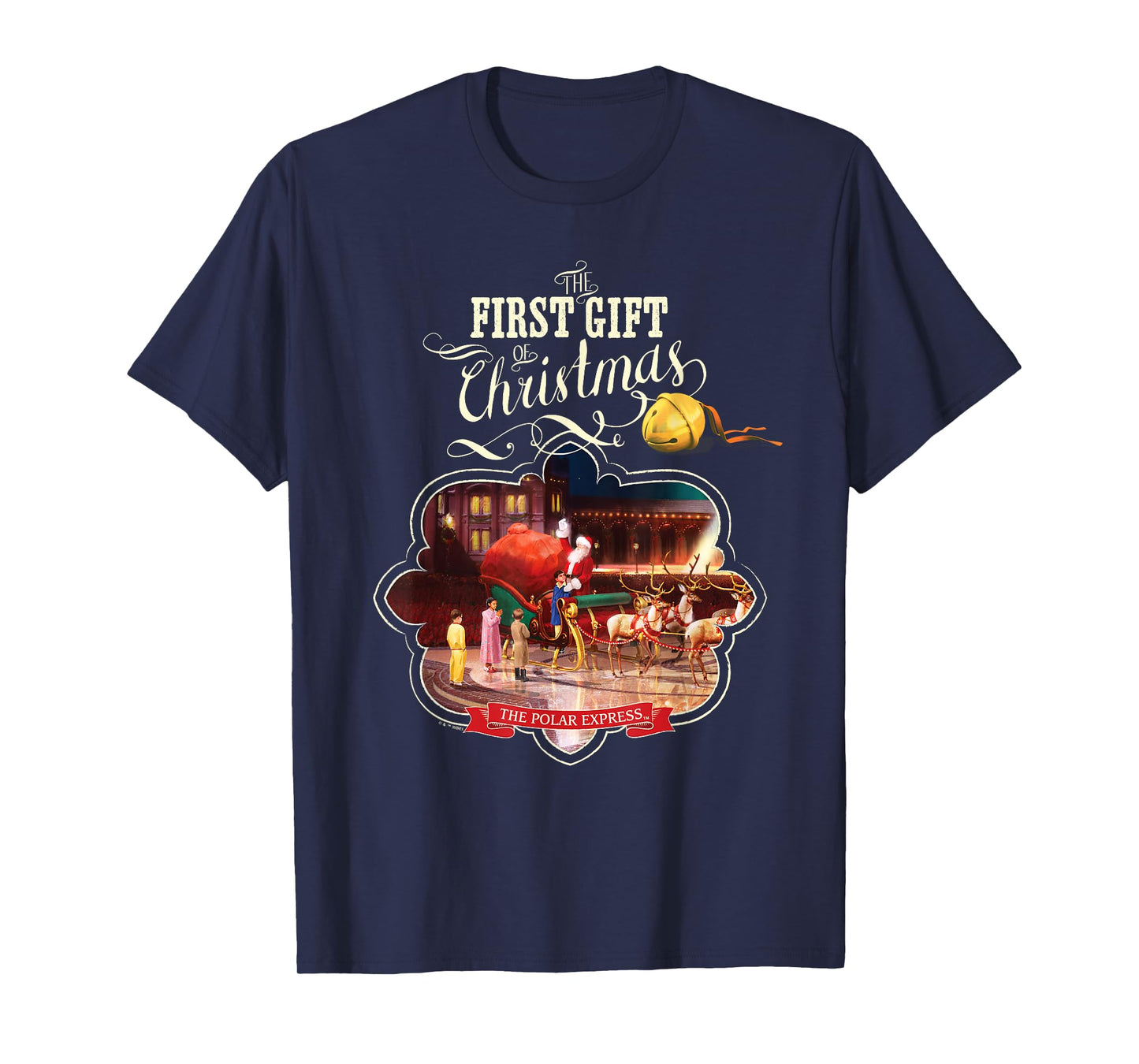 The Polar Express Giving The First Gift Of Christmas T-Shirt