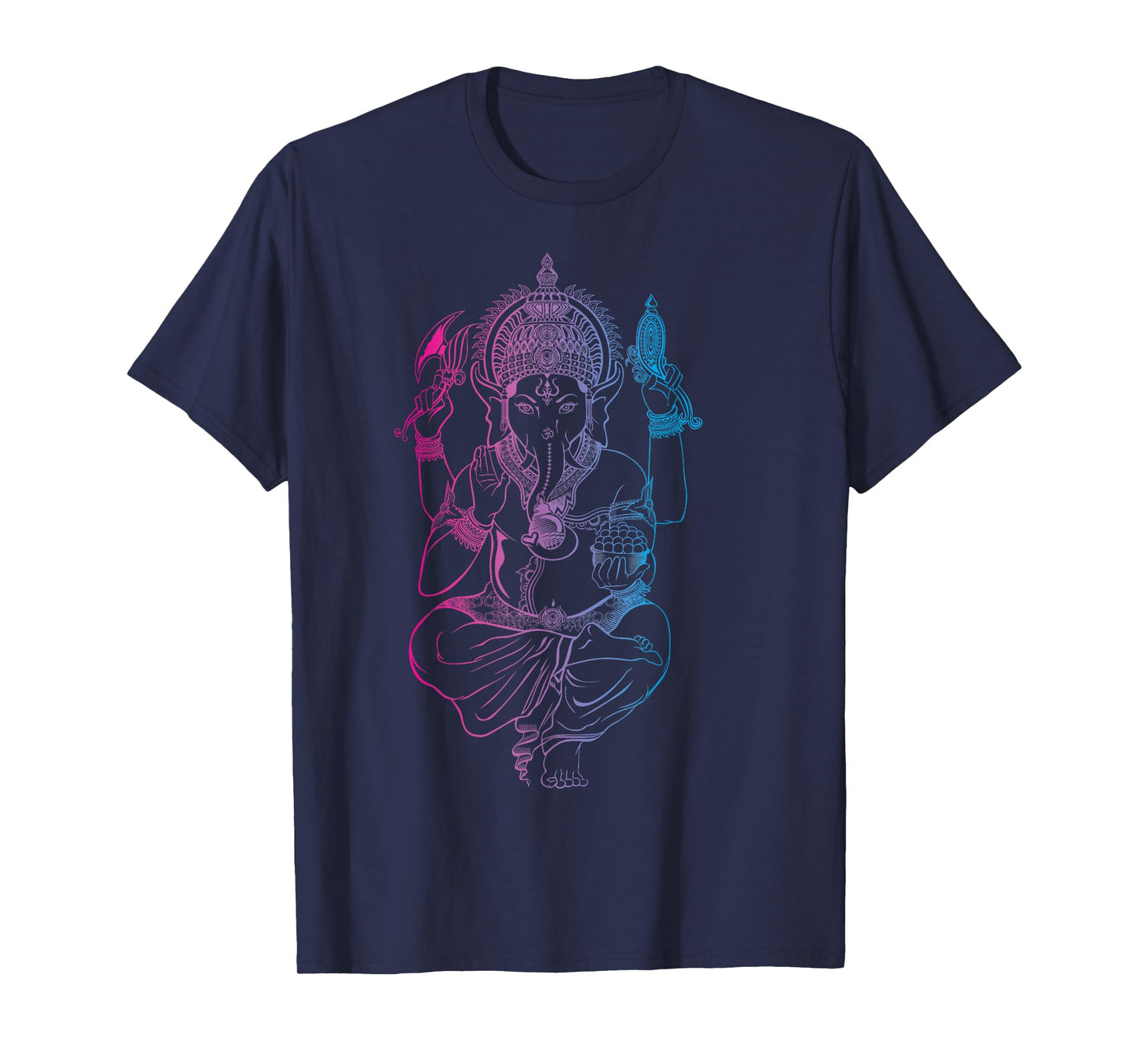 Ganesh Symbol Yoga Hindu Men Women Meditation T-Shirt