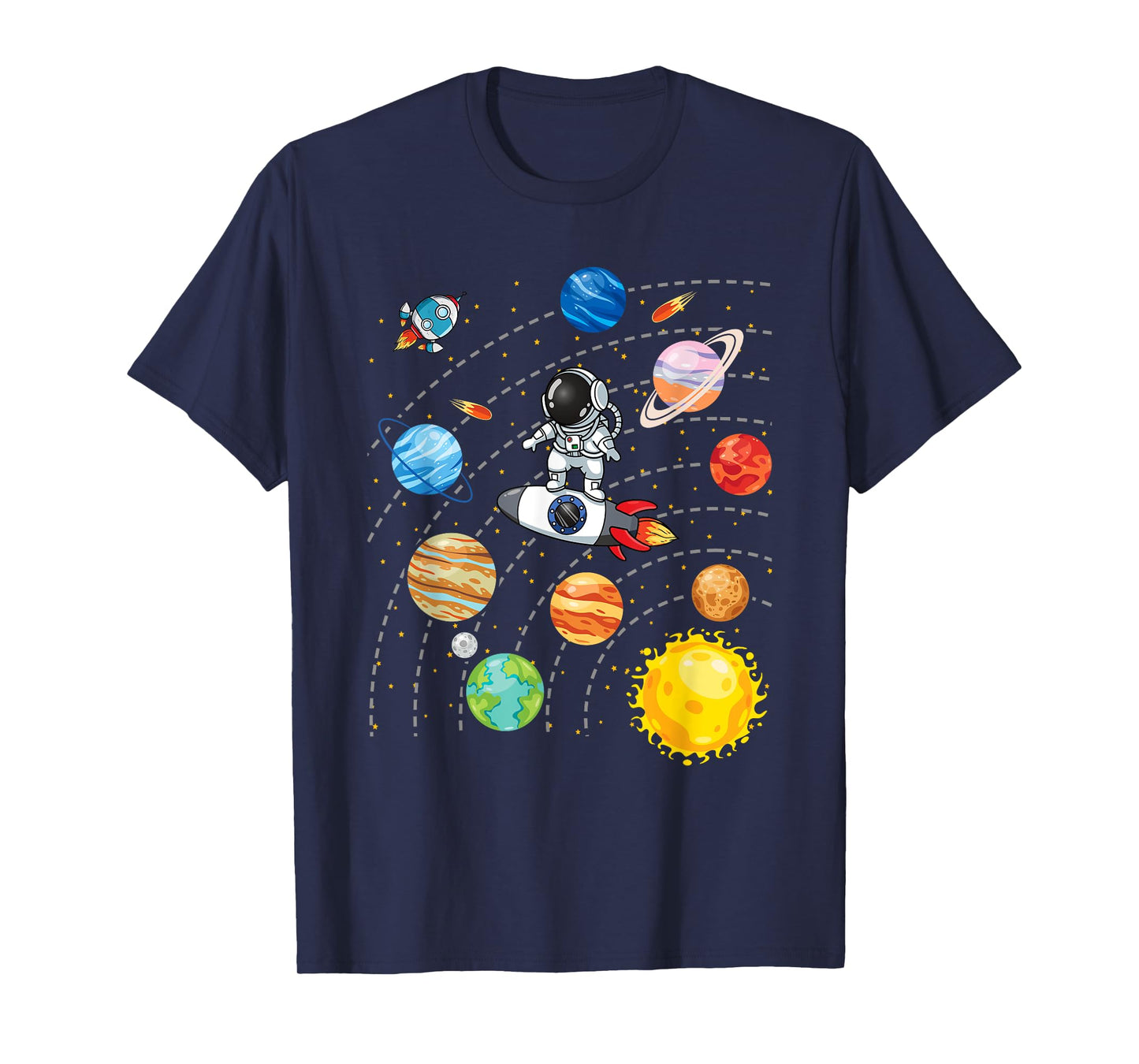 Solar System Planets Science Space Astronaut Universe Galaxy T-Shirt