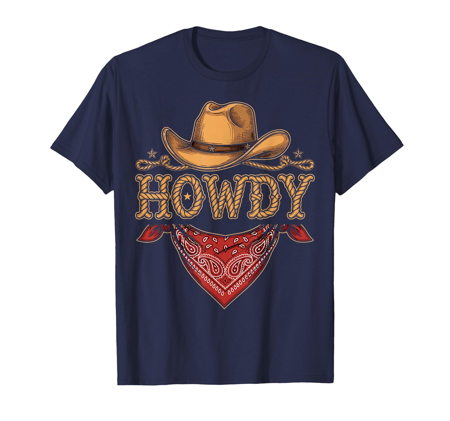 Western Cowboy Birthday Howdy Party Cowboy T-Shirt