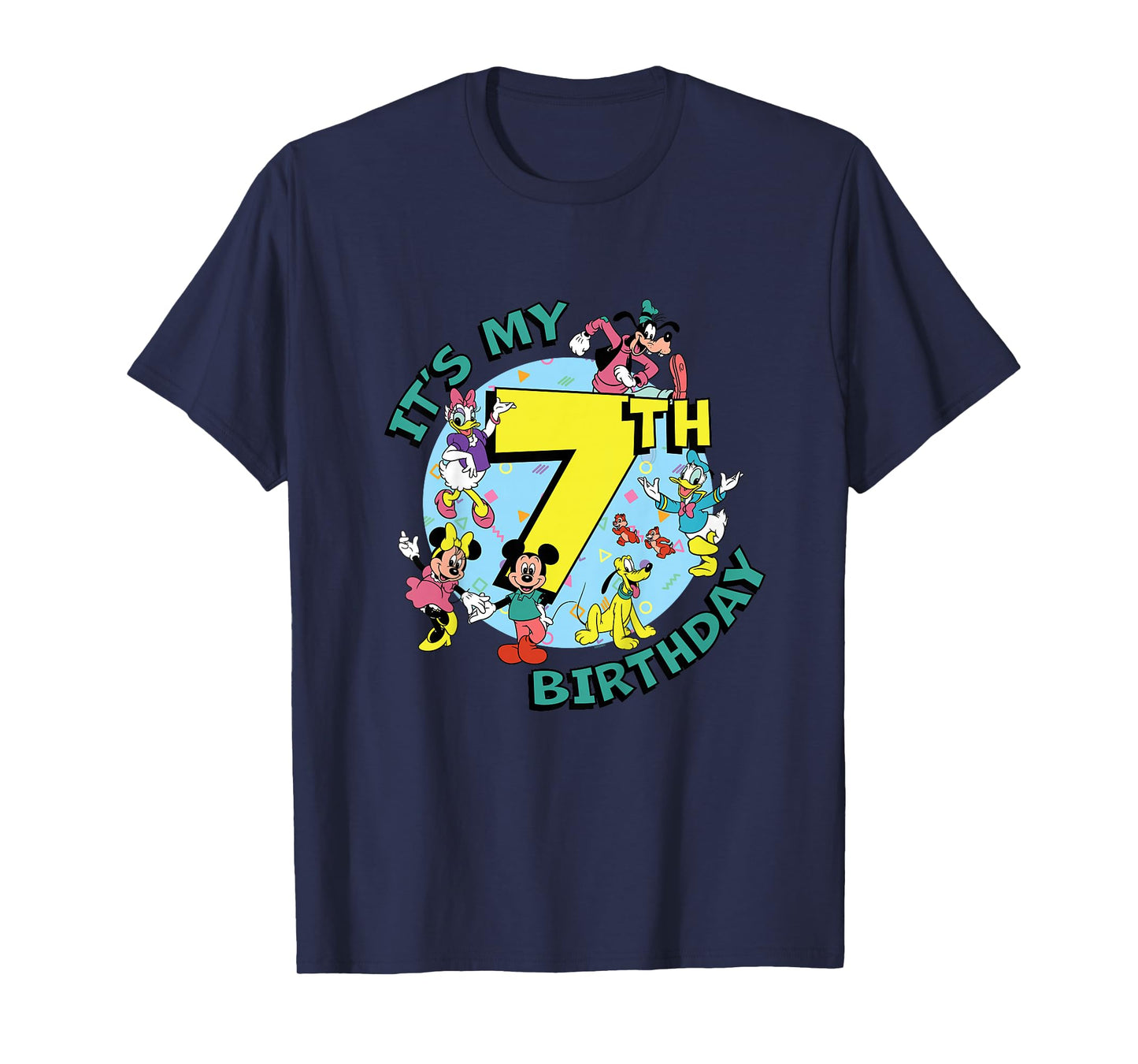 Disney Mickey and Friends It’s My Seventh 7th Birthday T-Shirt