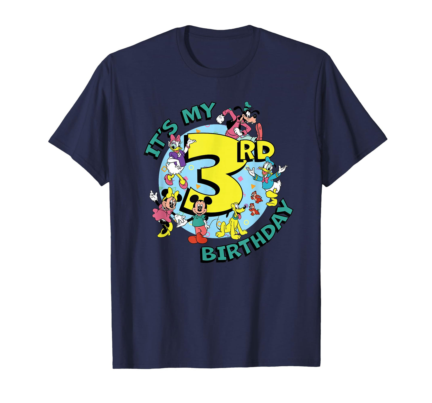 Disney Mickey and Friends It's My Third 3rd Birthday T-Shirt