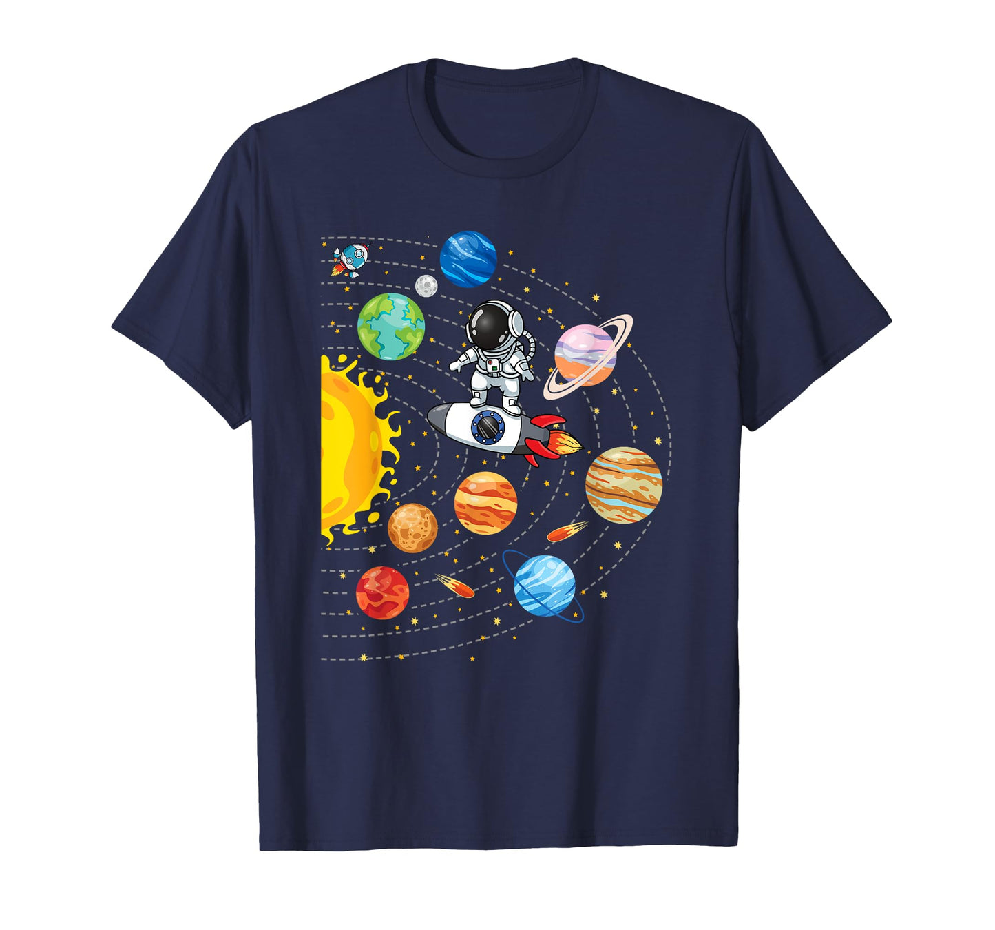 Solar System Planets Science Space Astronaut Universe Galaxy T-Shirt