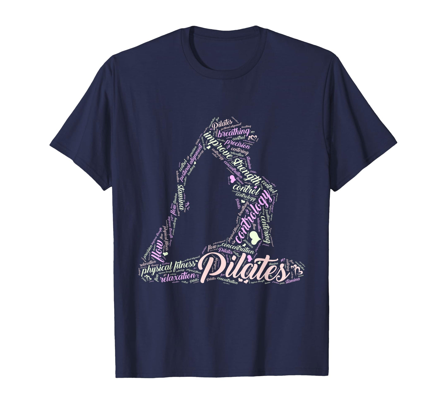 Pilates Wordcloud B T-Shirt