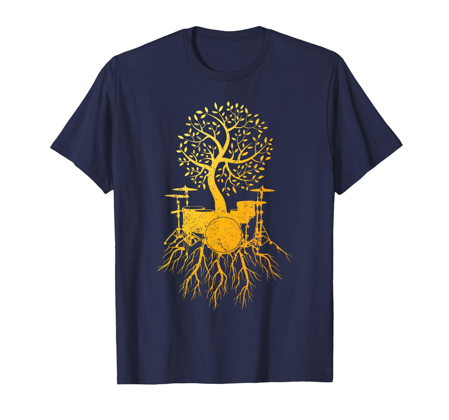 Cool Drum Set Art For Men Women Drummer Music Drumming Lover T-Shirt