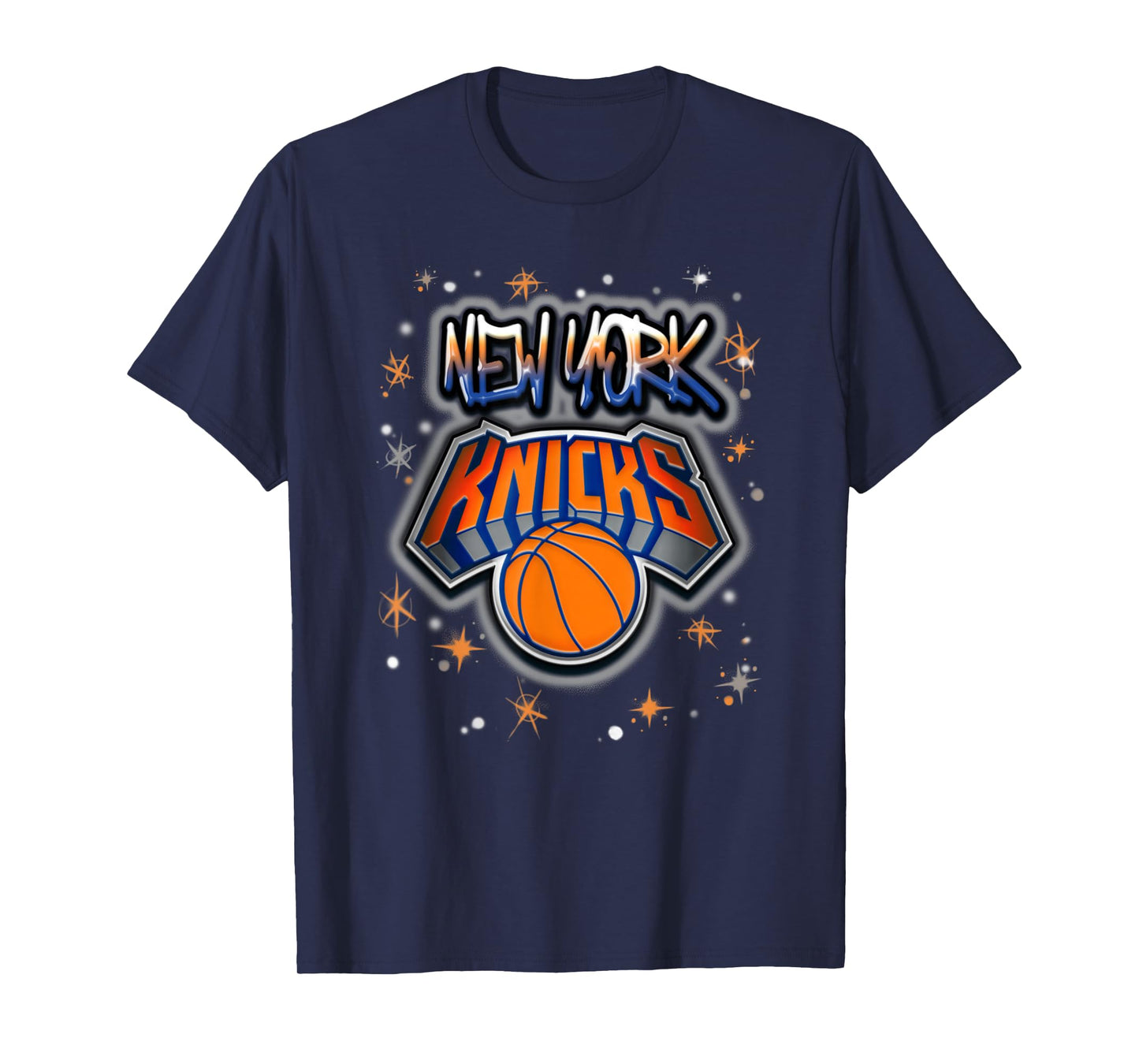 NBA New York Knicks Airbrush Logo T-Shirt