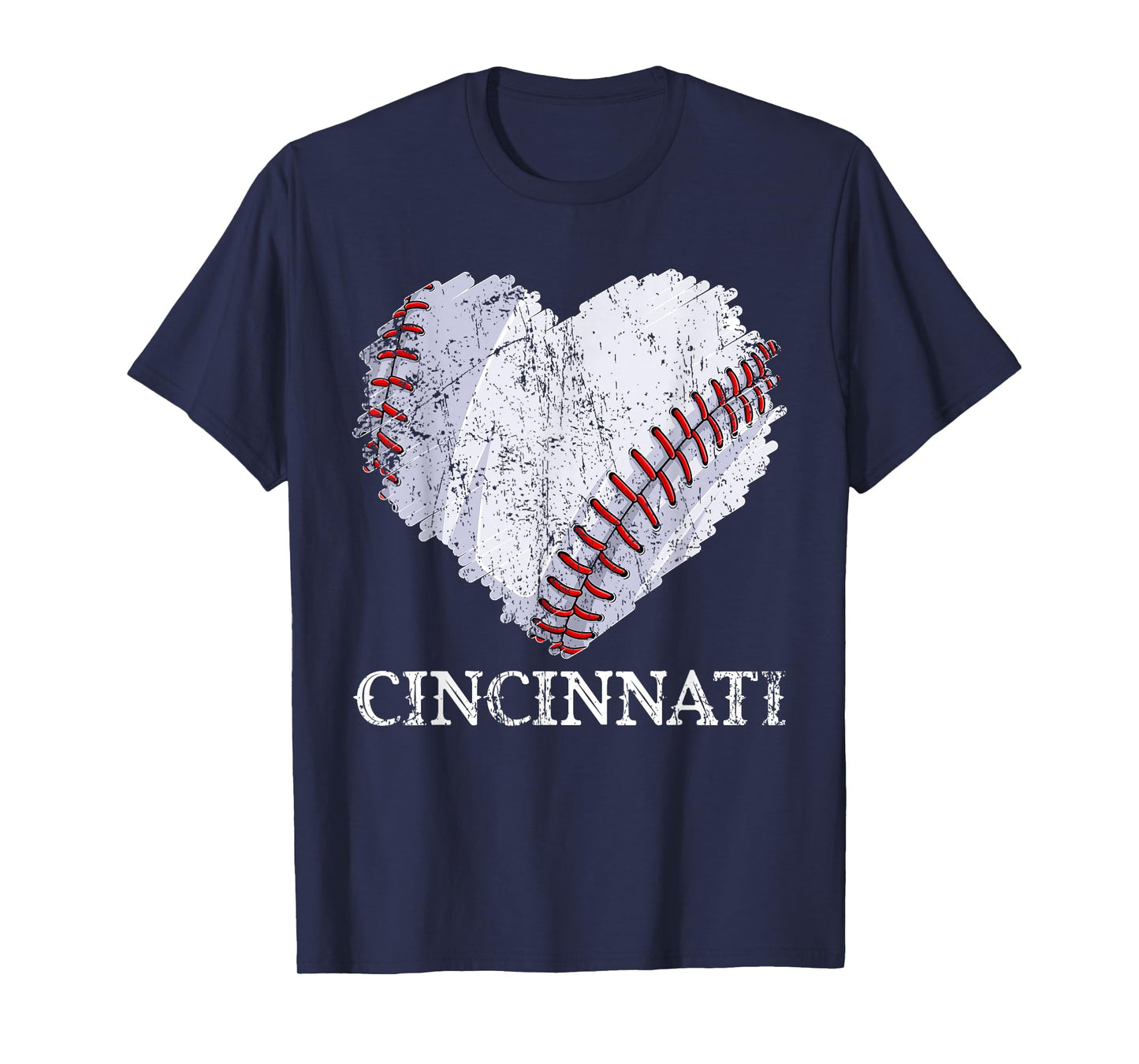 Cincinnati Retro Baseball Lover Game Day Men Boys Girls T-Shirt