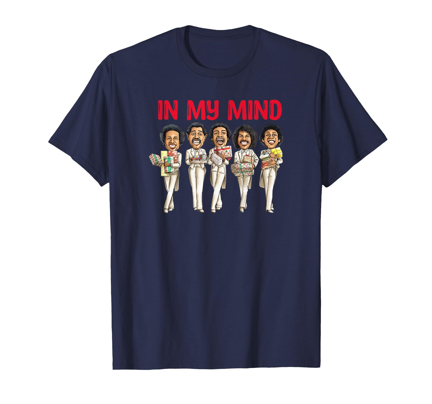 Funny Christmas Temptations in my mind silent night T-Shirt