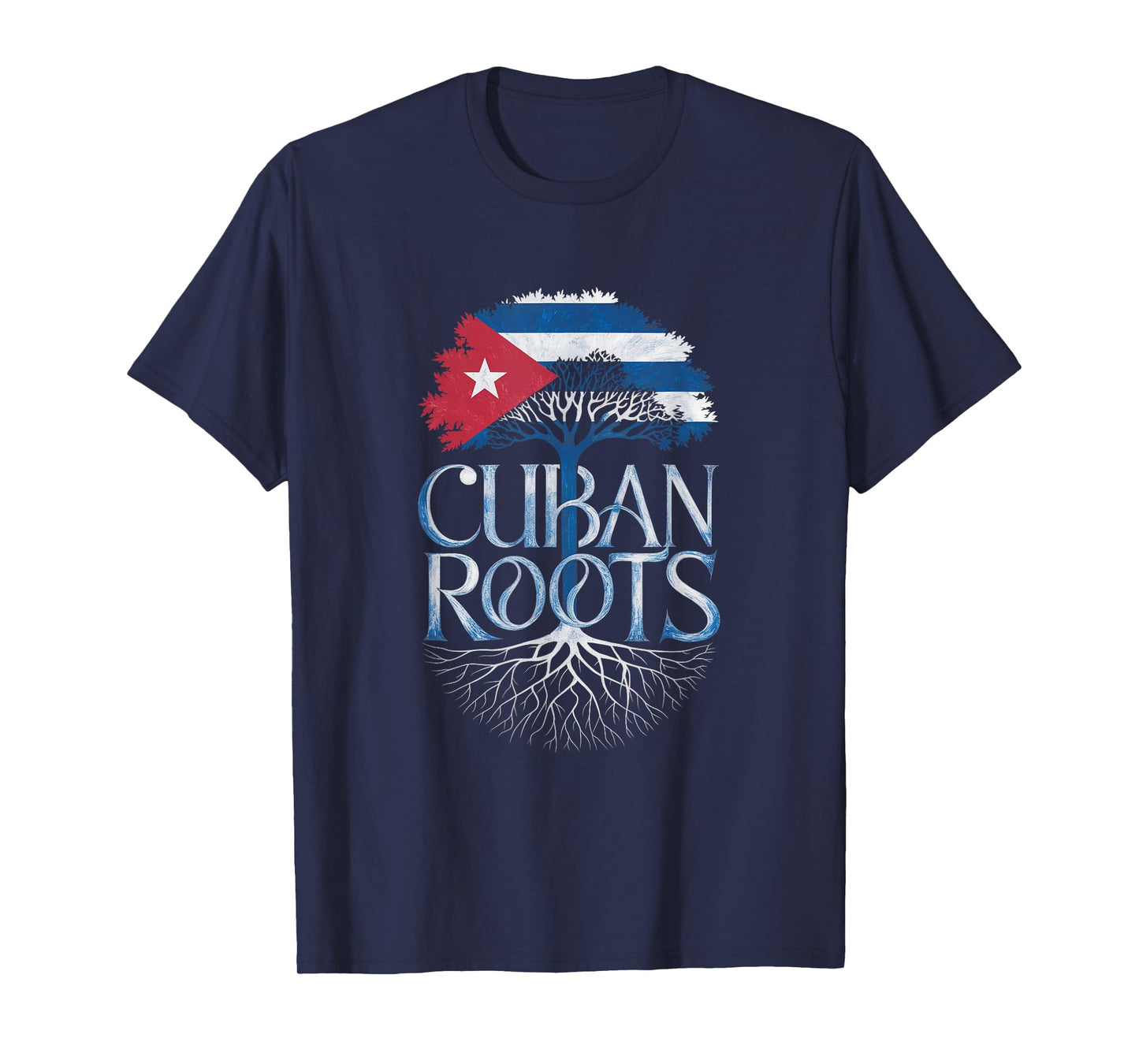 Cuban Roots - Cuba Flag Colors Family Tree Souvenir T-Shirt