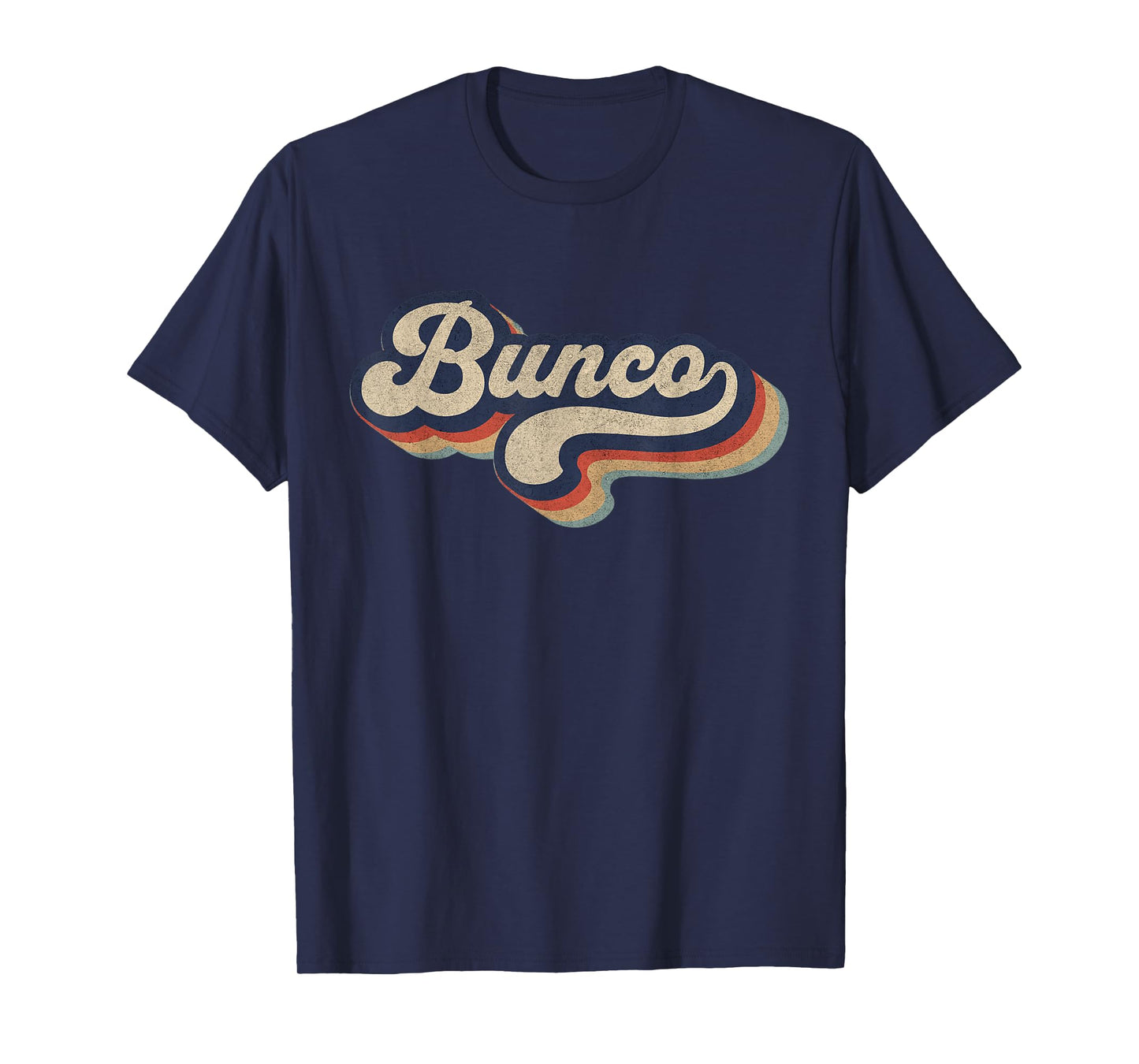 Brunco Vintage Bunco Dice Game Mens Womens T-Shirt