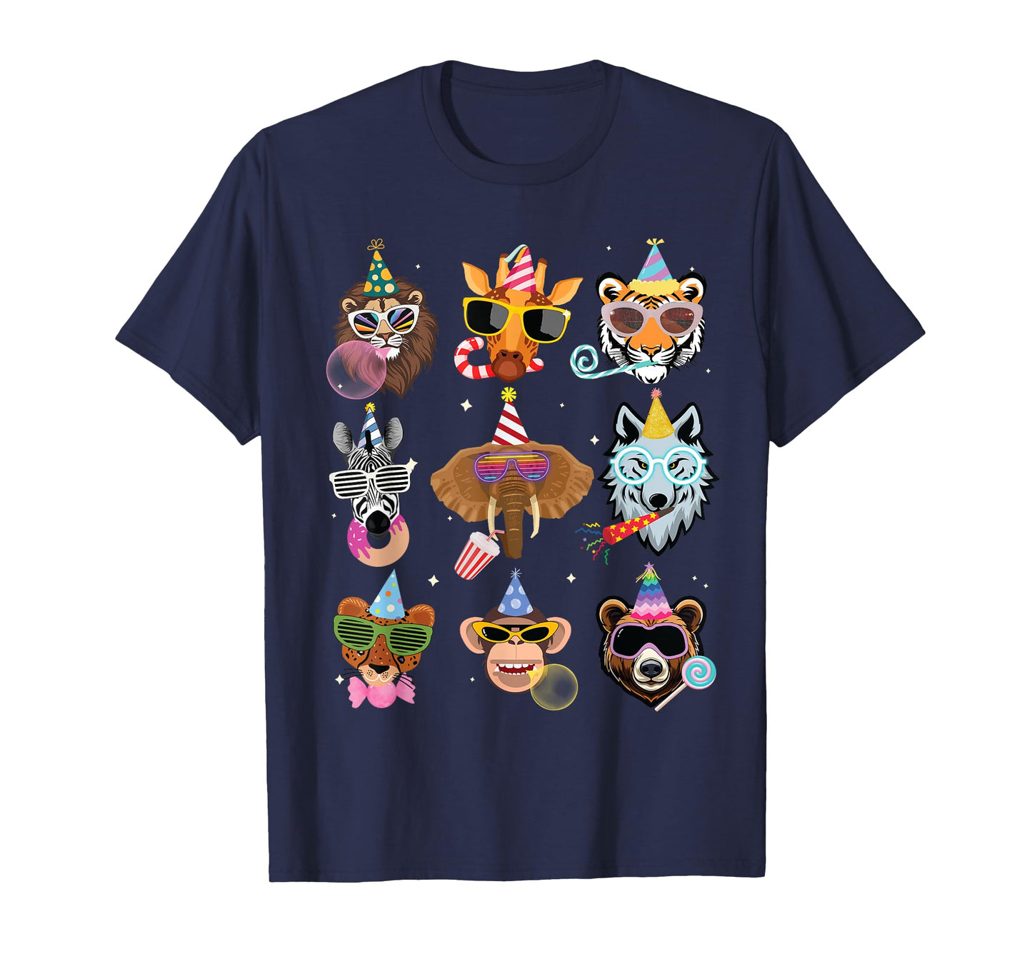 Men Women and Kids Zoo Day Wildlife Animals Birthday Parties T-Shirt