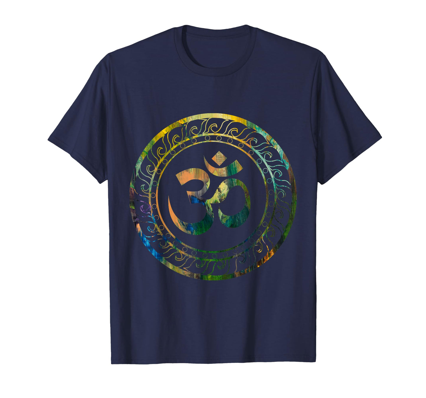 Zen Gift Ideas Om Ohm Aum Buddhism Symbol Yoga Sanskrit Unisex-Adults Black Short Sleeve Classic Fit T-Shirt