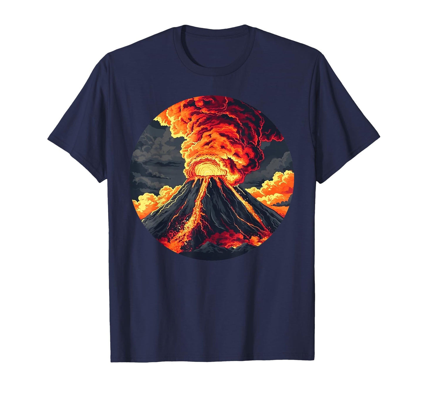 Cool erupting volcano costume for boys and girls T-Shirt