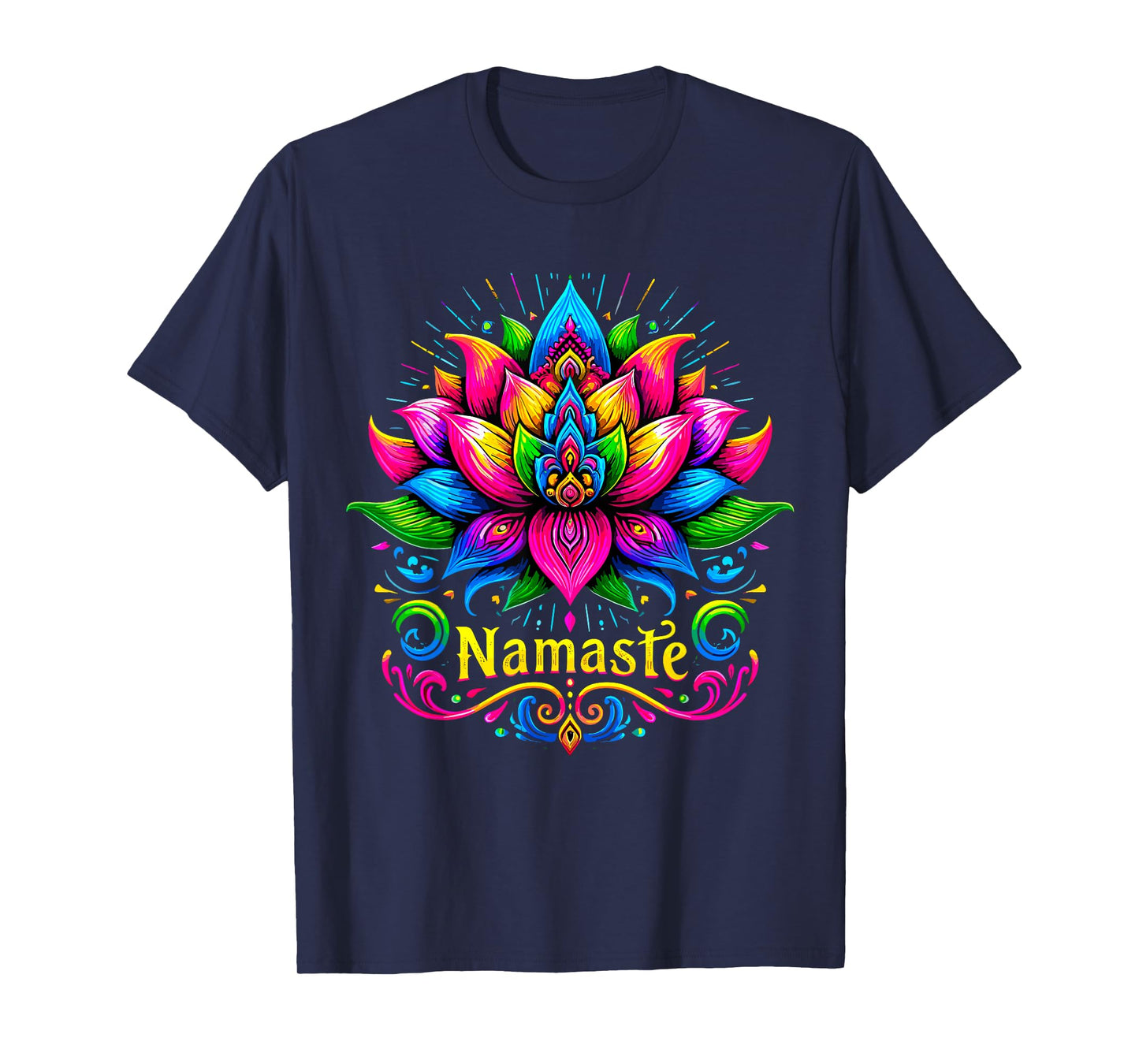 Namaste Lotus Flower Meditaton T-Shirt