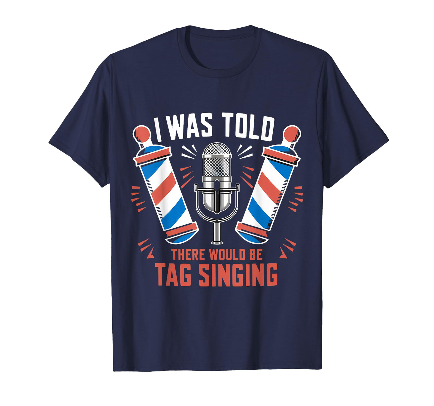 Barbershop Quartet Music Harmony Tag Singing T-Shirt