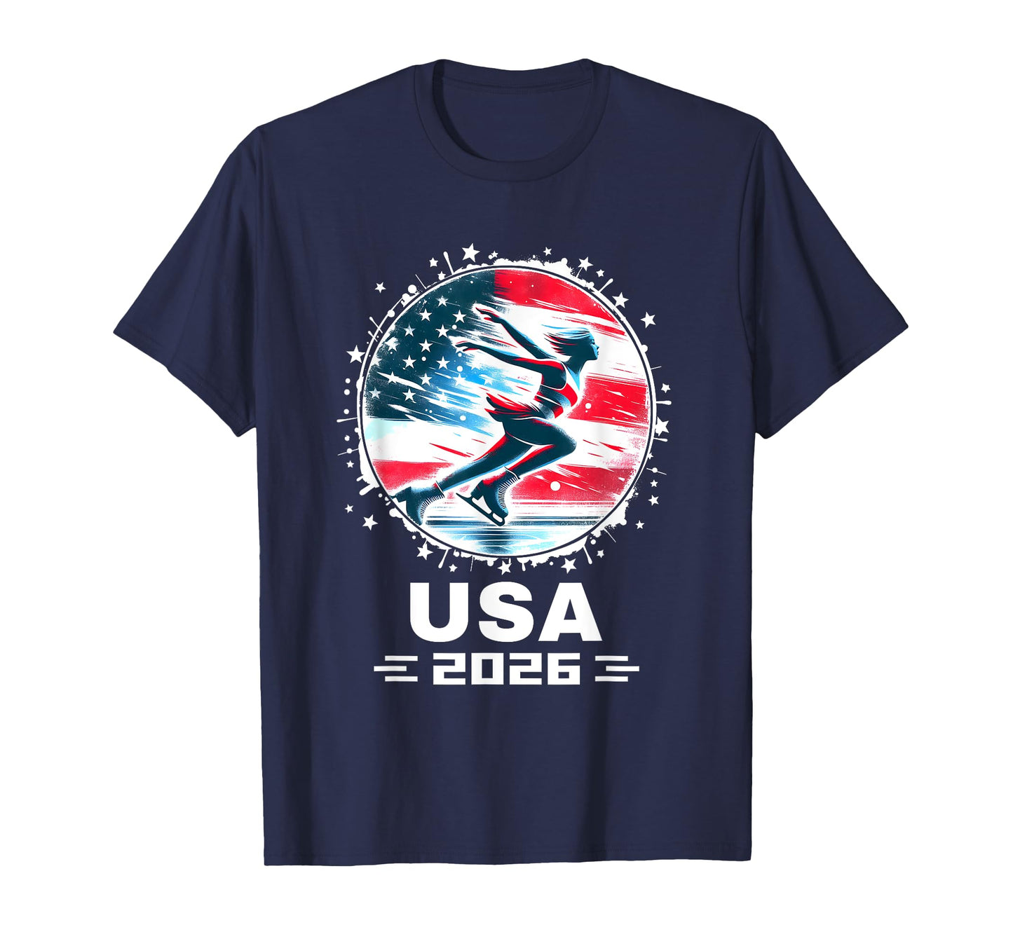 USA Women Figure Skating Team 2026 Apparel Figure Skating T-Shirt